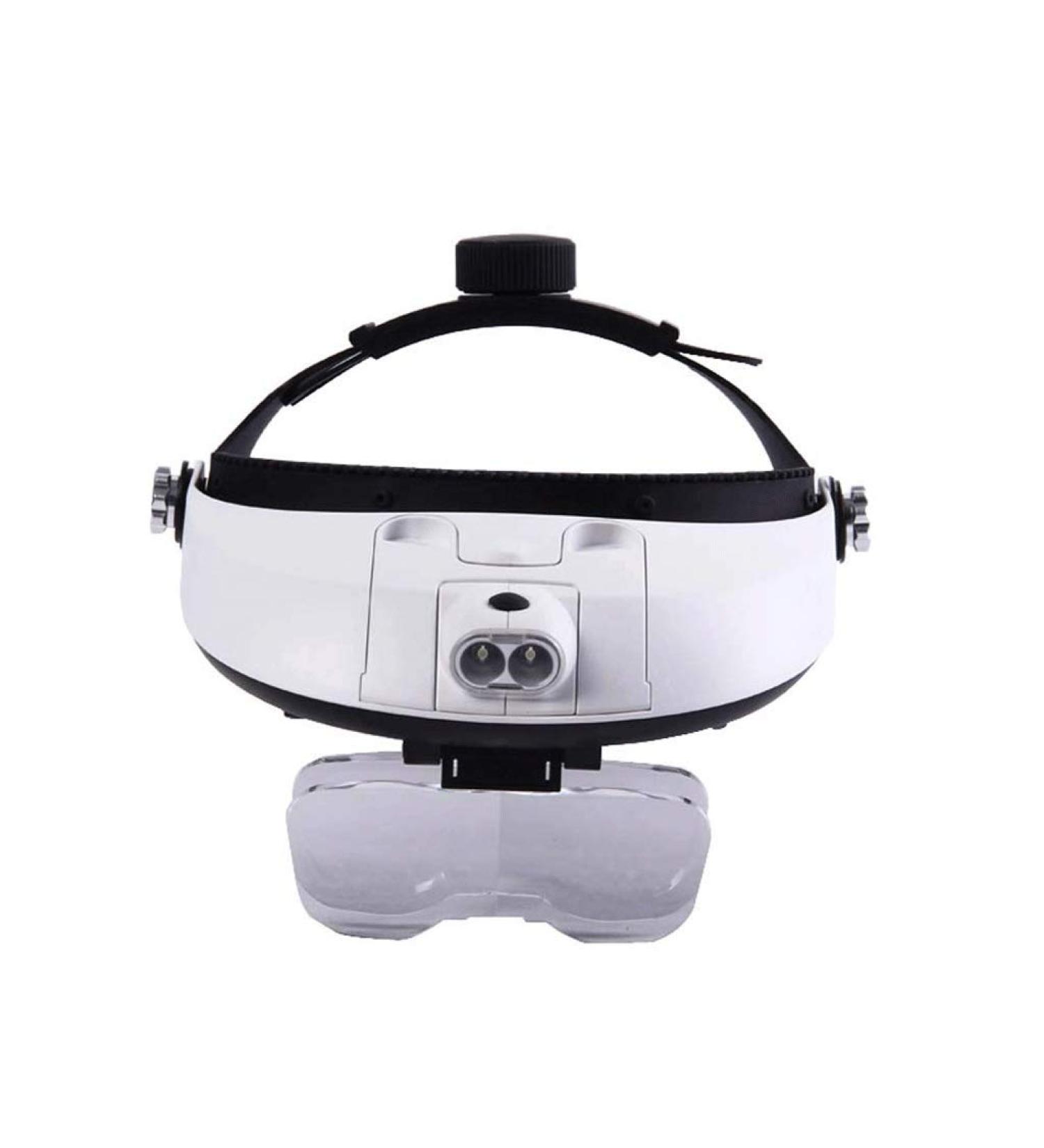 Adjustable Helmet Head-Mounted for The Elderly Reading with Light HD Repair Dental Beauty Engraving Auspicious Clouds - Buy Online on GoSupps.com