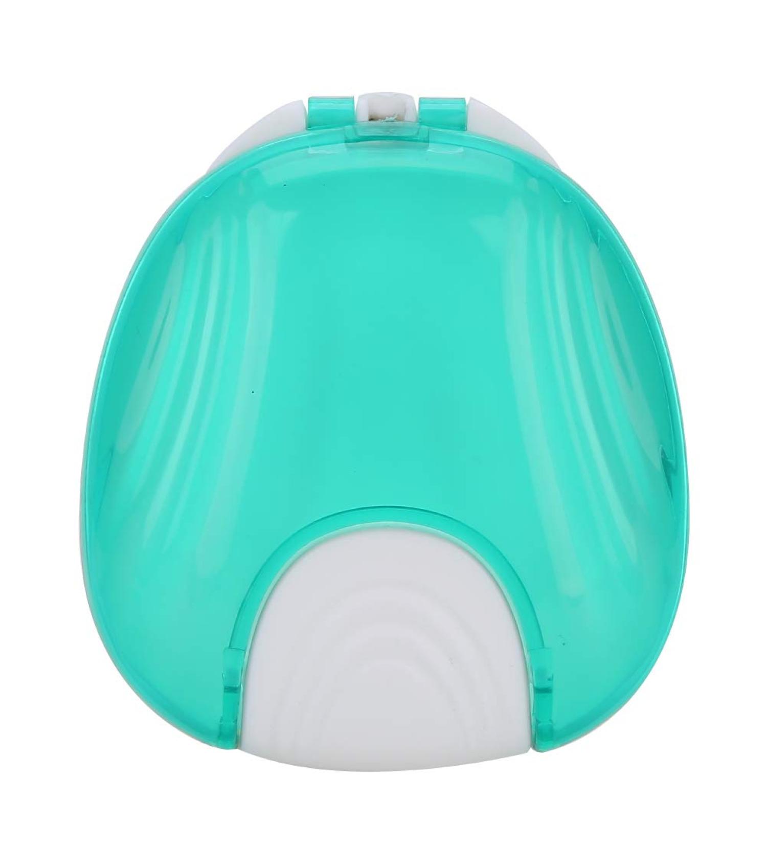 Kcabrtet Dental Retainer Case - Leak Proof Denture Holder with Lid Waterproof Travel Cup (Blue) - International Shipping Available - Buy Online on GoSupps.com