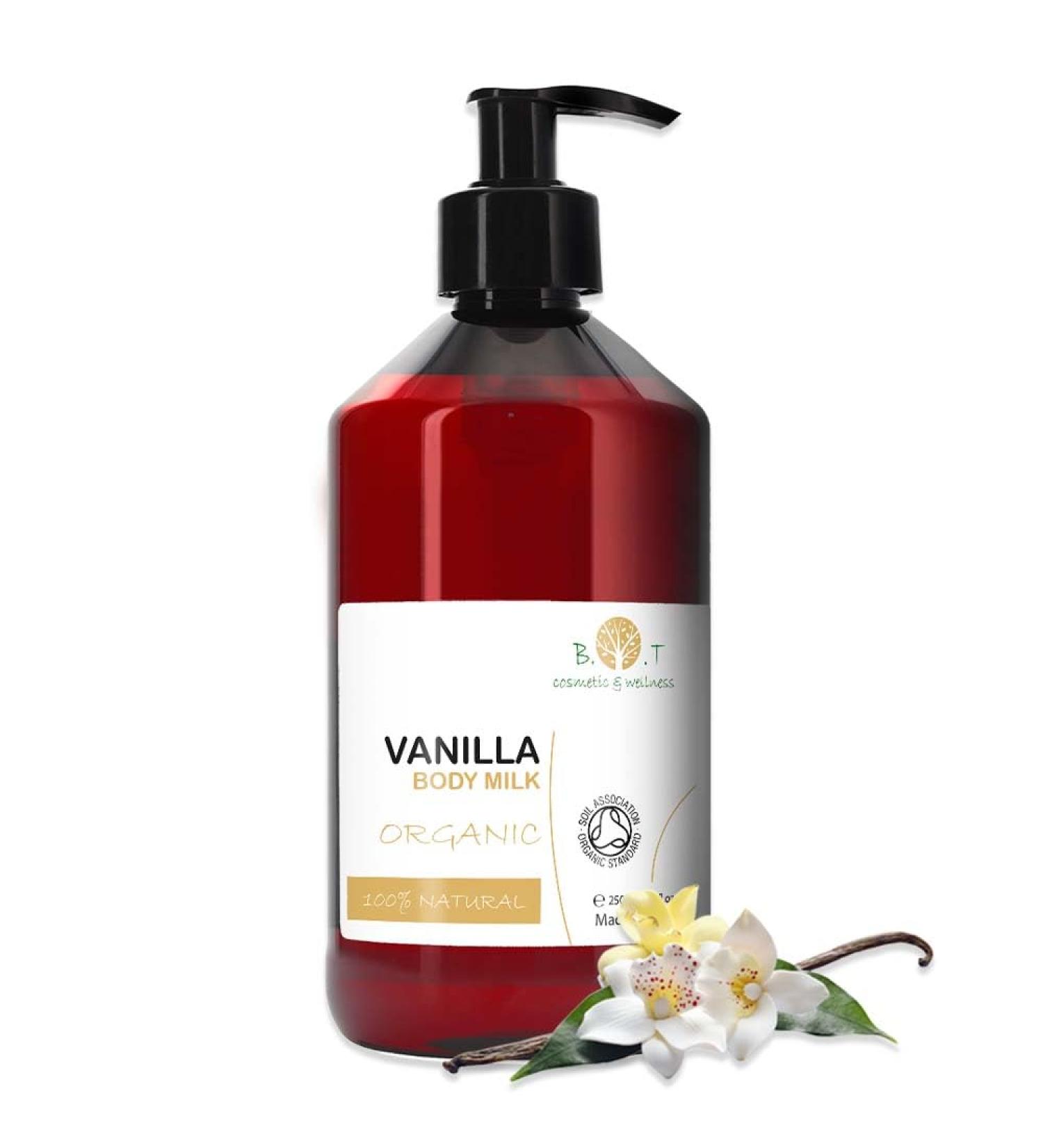 Bio Body Milk 250ml - Moisturizing & Protective with Organic Vanilla | Aloe Vera Shea Butter & Glycerin for Ultimate Hydration - Buy Online on GoSupps.com