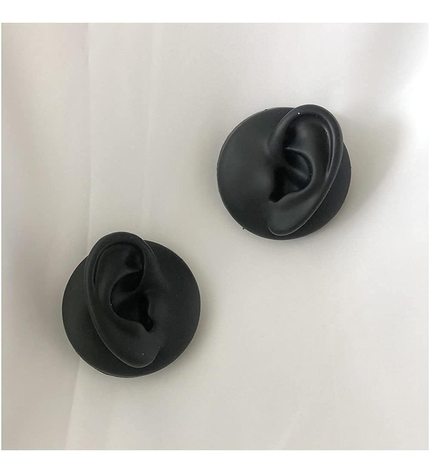 Simulation Ear Model with Display Stand - Simulation Part of The Human Silicone Ear Body - Artificial Ear Model 1pair - Buy Online on GoSupps.com
