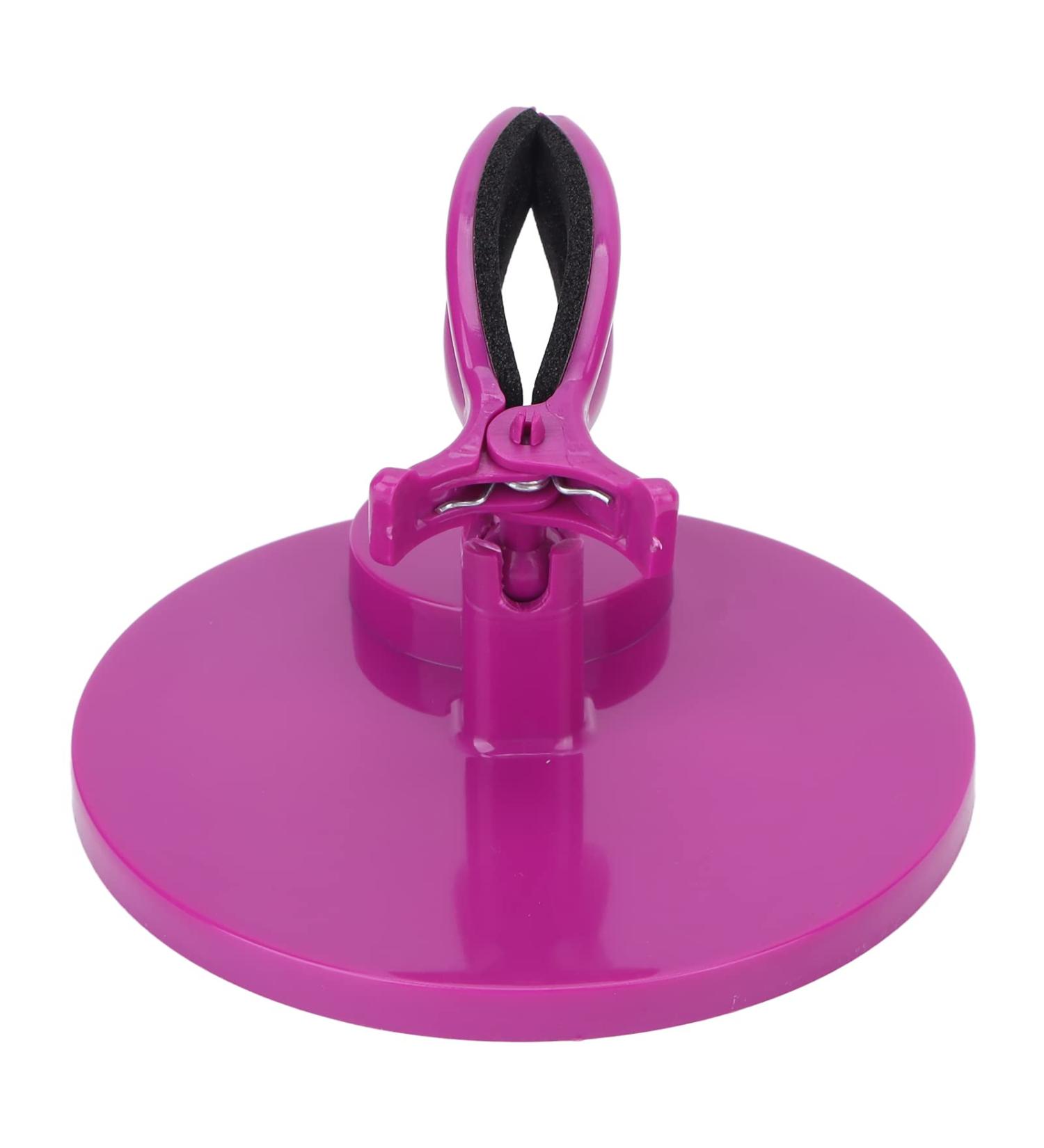 Nail Polish Holder Wide Angle Adjustable Nail Polish Holder Amateur Painting Base (Purple) - Buy Online on GoSupps.com