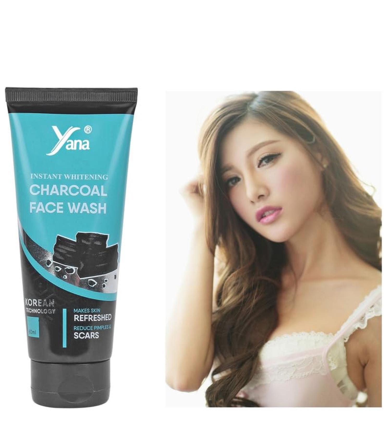 Yana Cosmetics Yana Natural Charcoal Face wash - Buy Online on GoSupps.com
