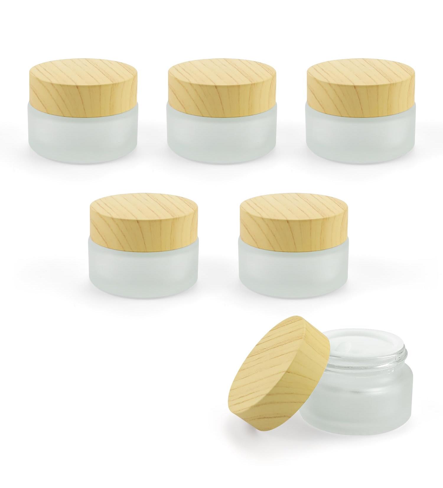 Shop M schen with Lid - 6-Piece 20ml Reusable Travel Cosmetic Containers for Ointments Creams & Lotions - Buy Online on GoSupps.com