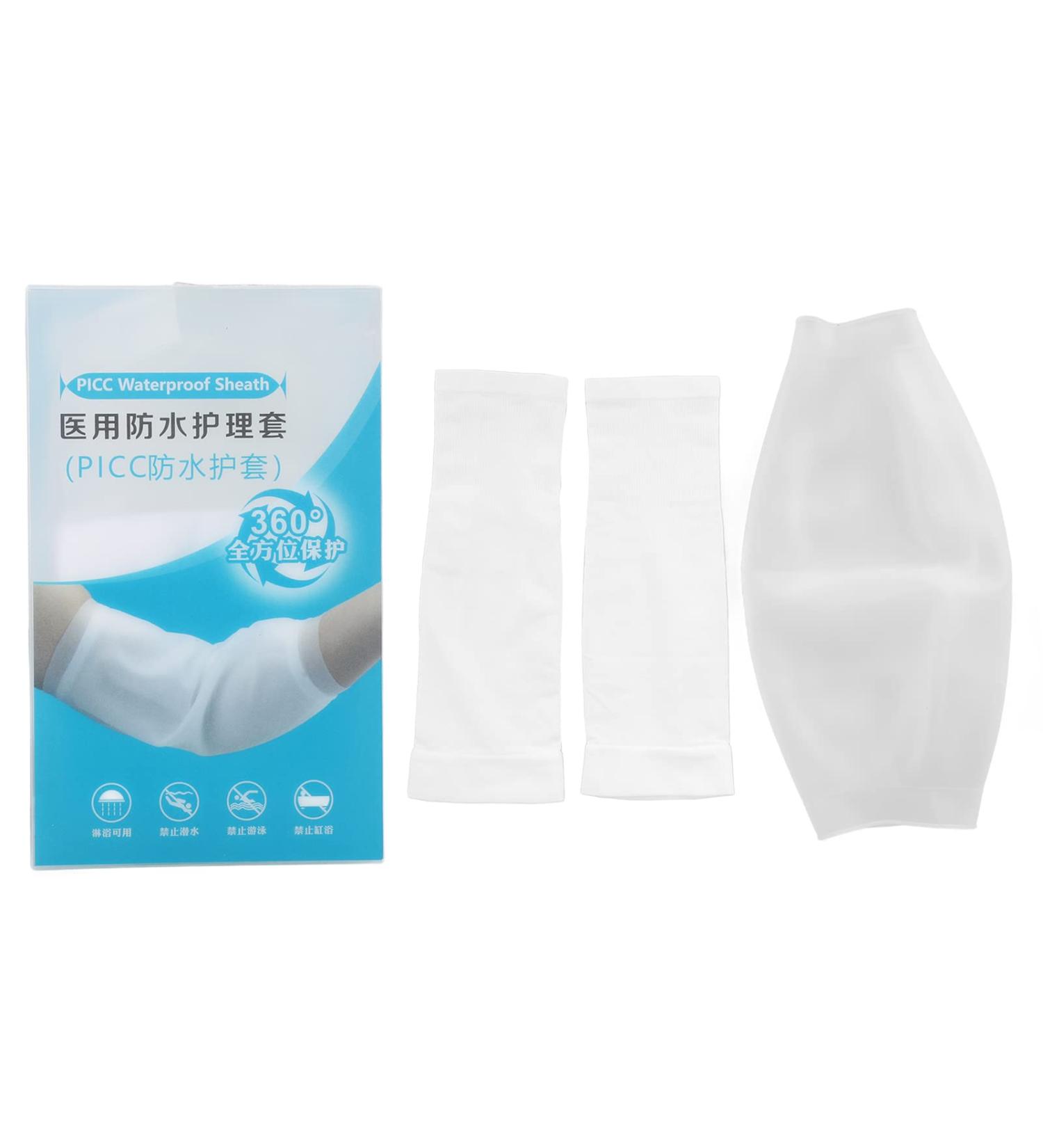 Buy Sonew Picc Line Shower Cover - Waterproof & Reusable Upper Arm Protection for Wounds (L) - Buy Online on GoSupps.com