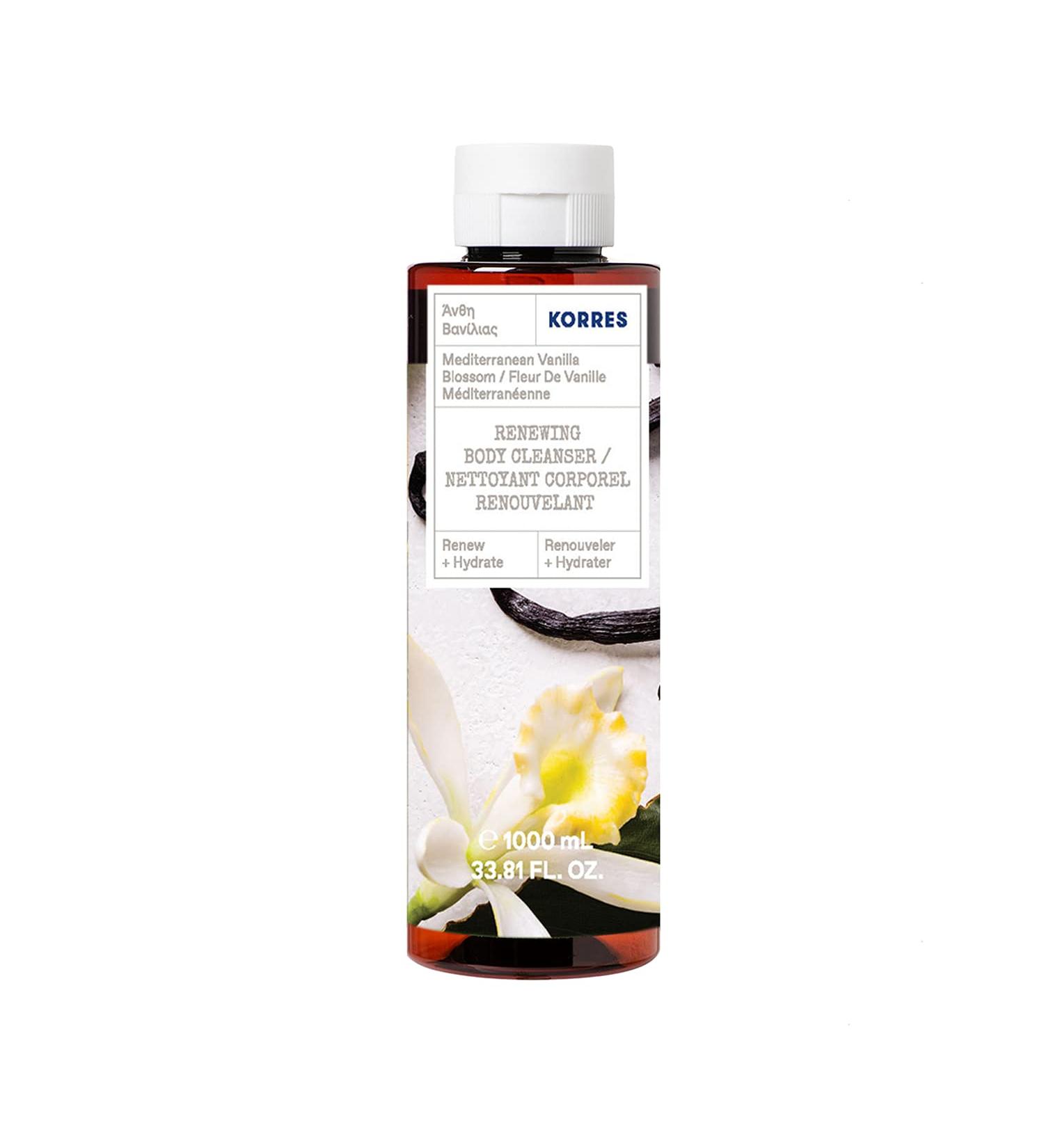 KORRES Renewing Body Cleanser  Mediterranean Vanilla Blossom  8.45 fl. oz.