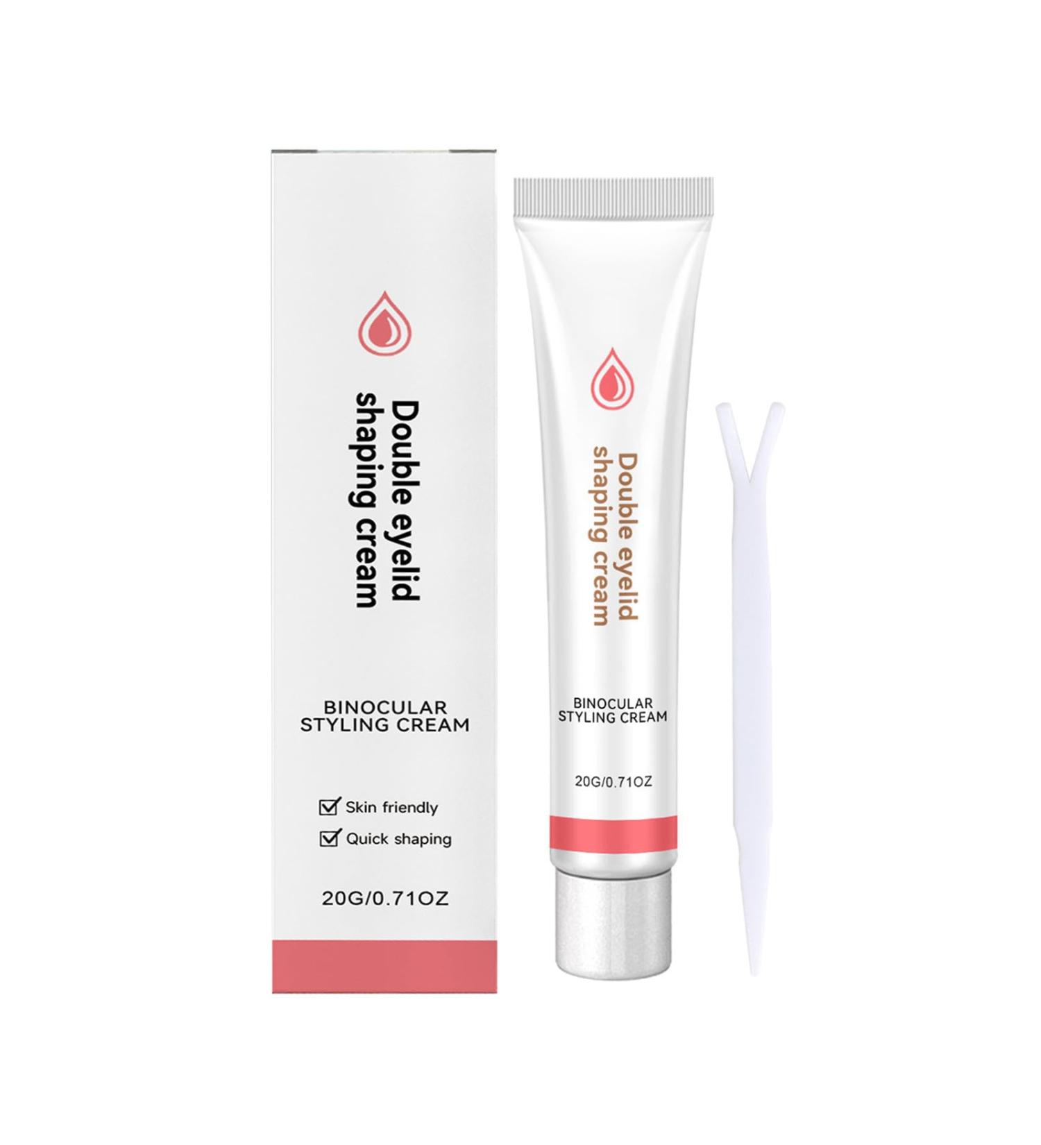 Buy Durable Invisible Double Eyelid Styling Cream | Generic Slide Cream - Waterproof & Y-Stick Applicator for Perfect Eye Shape - Buy Online on GoSupps.com