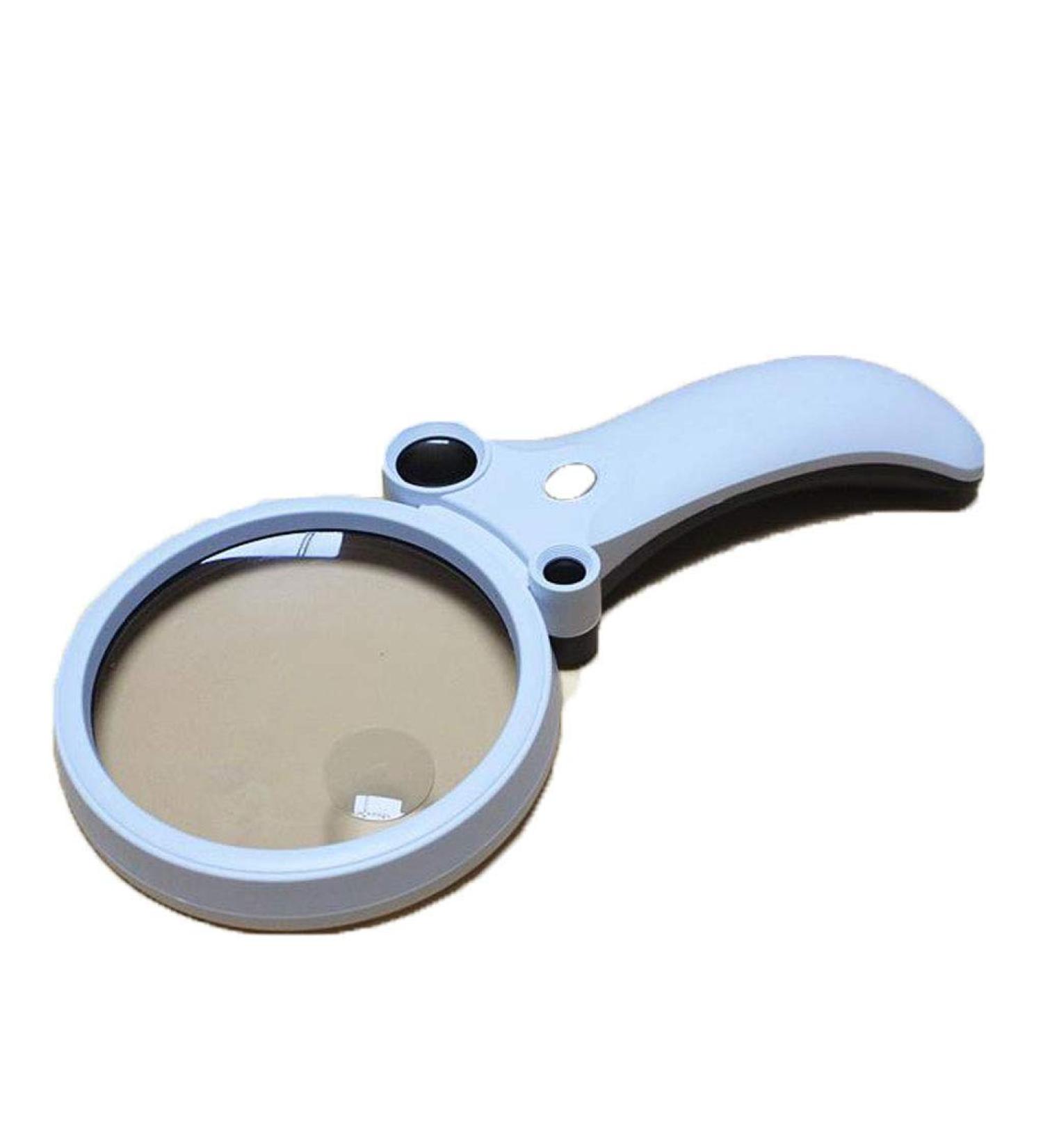 Magnifiers LED Multi-Function Magnifier with Light - 10X /20X /25X /55XLens - Illuminated Magnifier Super High Clarity Lightweight Reading Aids - Buy Online on GoSupps.com