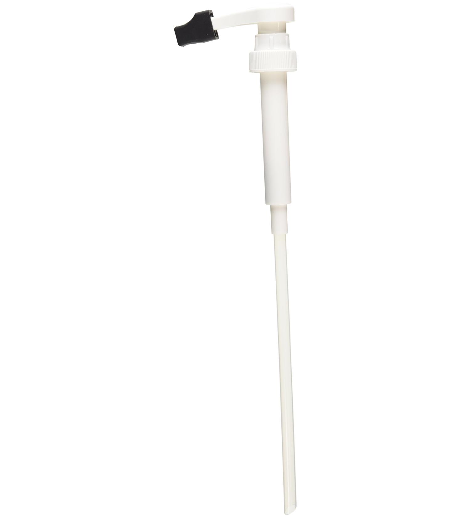 Monin White Plastic Pump 1 liter Monin 1 liter syrup bottle P240
