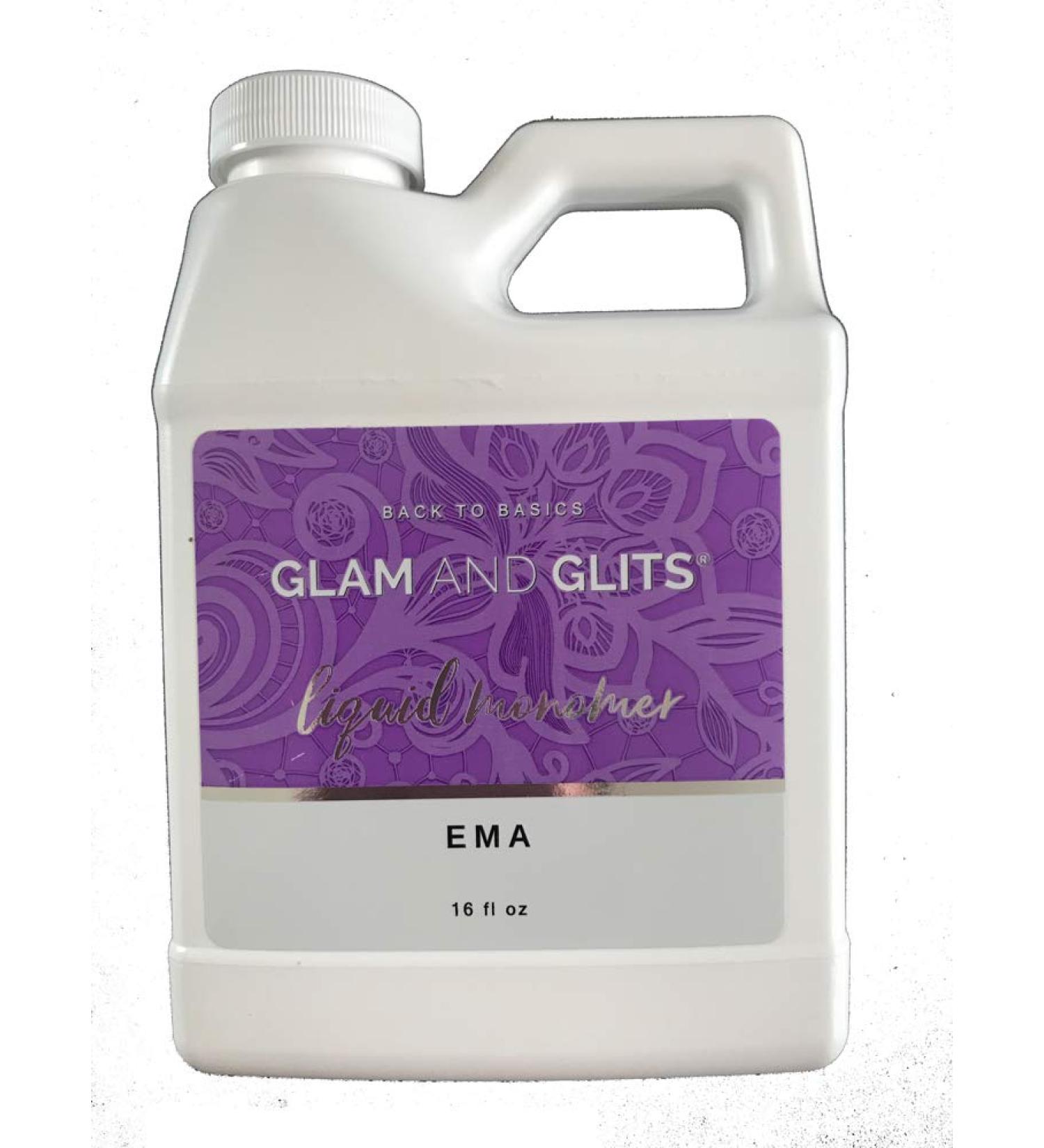 16 oz Glam and Glits EMA Nail Liquid - Professional Grade Formula - Buy Online on GoSupps.com