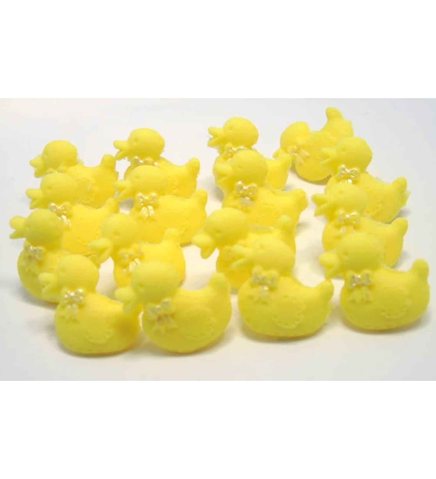 16 Edible Baby Ducks Cupcake Toppers (Yellow)