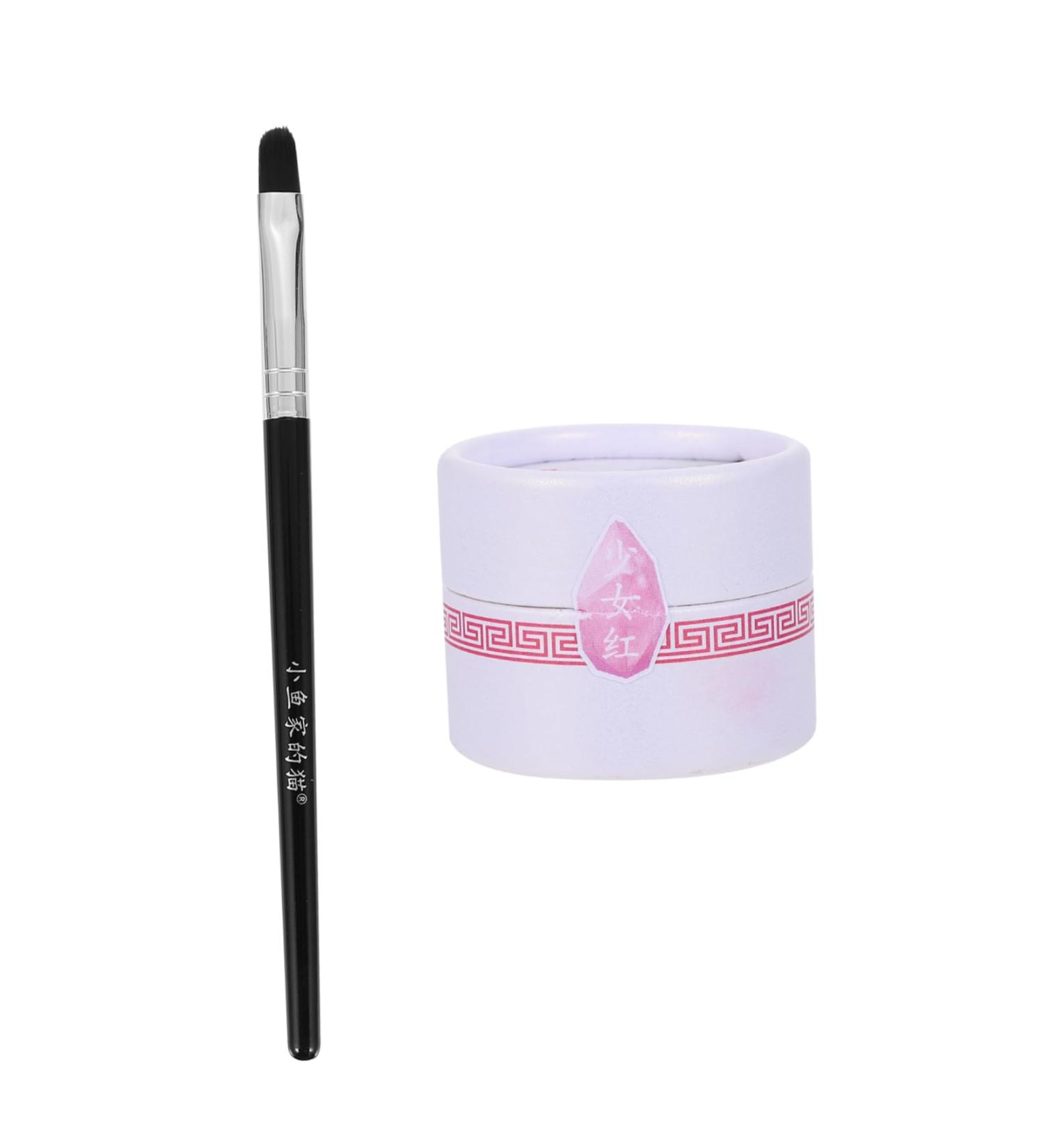 Outanaya Lipstick Blush Eye Shadow Natural Blusher Makeup Lip Gloss Blusher Smudge Balm Double Ceramics Red - Buy Online on GoSupps.com