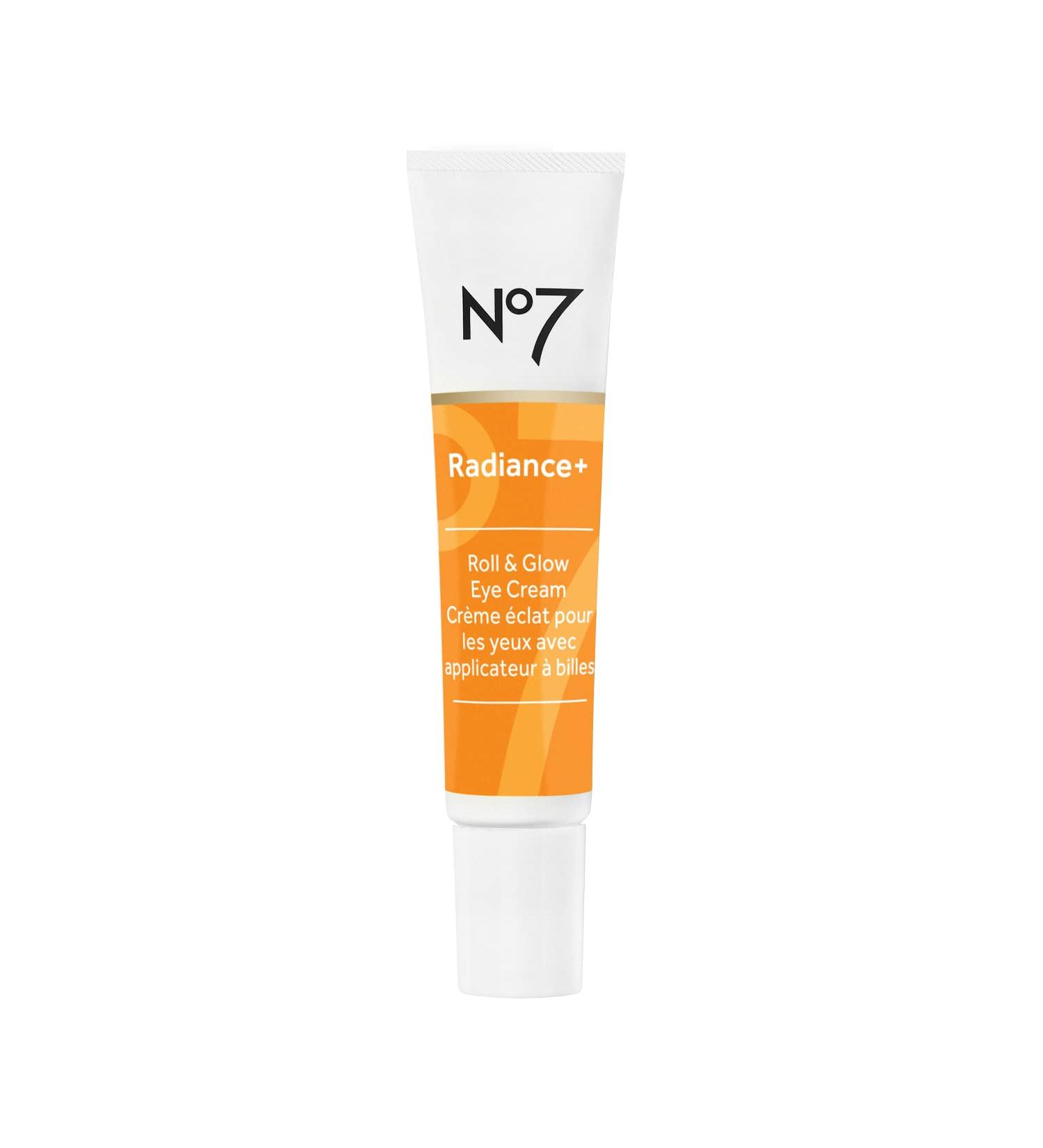 No7 Radiance+ Roll & Glow Eye Cream - Vitamin C + Caffeine Formula for Dark Circles & Puffiness - Buy Online on GoSupps.com