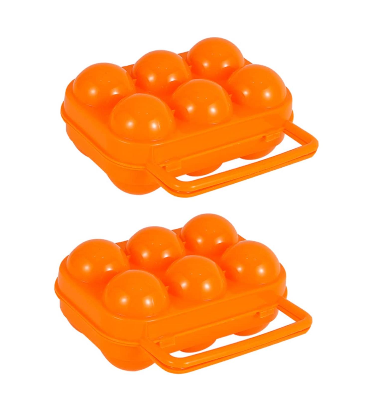 Hemoton 2pcs Outdoor Egg Carton Fridge Food Tray Outdoor Egg Container Egg Organizers Devil Travel Water Bag - Buy Online on GoSupps.com
