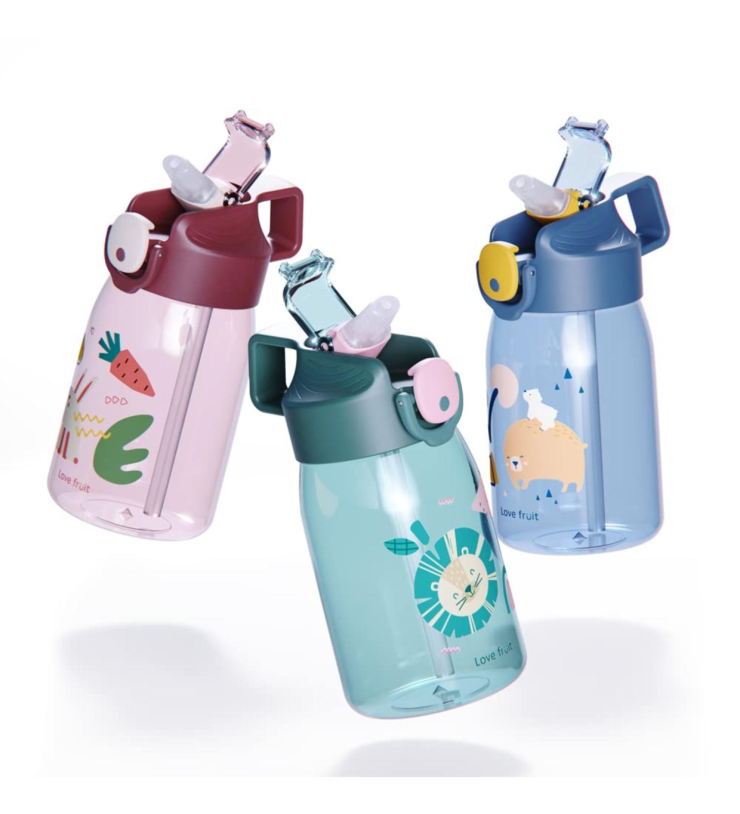 MIINIIMO Kids Water Bottle 14oz/18oz - BPA-Free Tritan, Leak-Proof