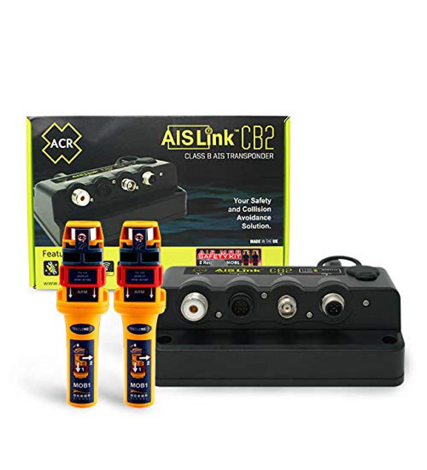 AISLink CB2 AIS Transponder with 2 Man Overboard Beacons - Black - Buy Online on GoSupps.com