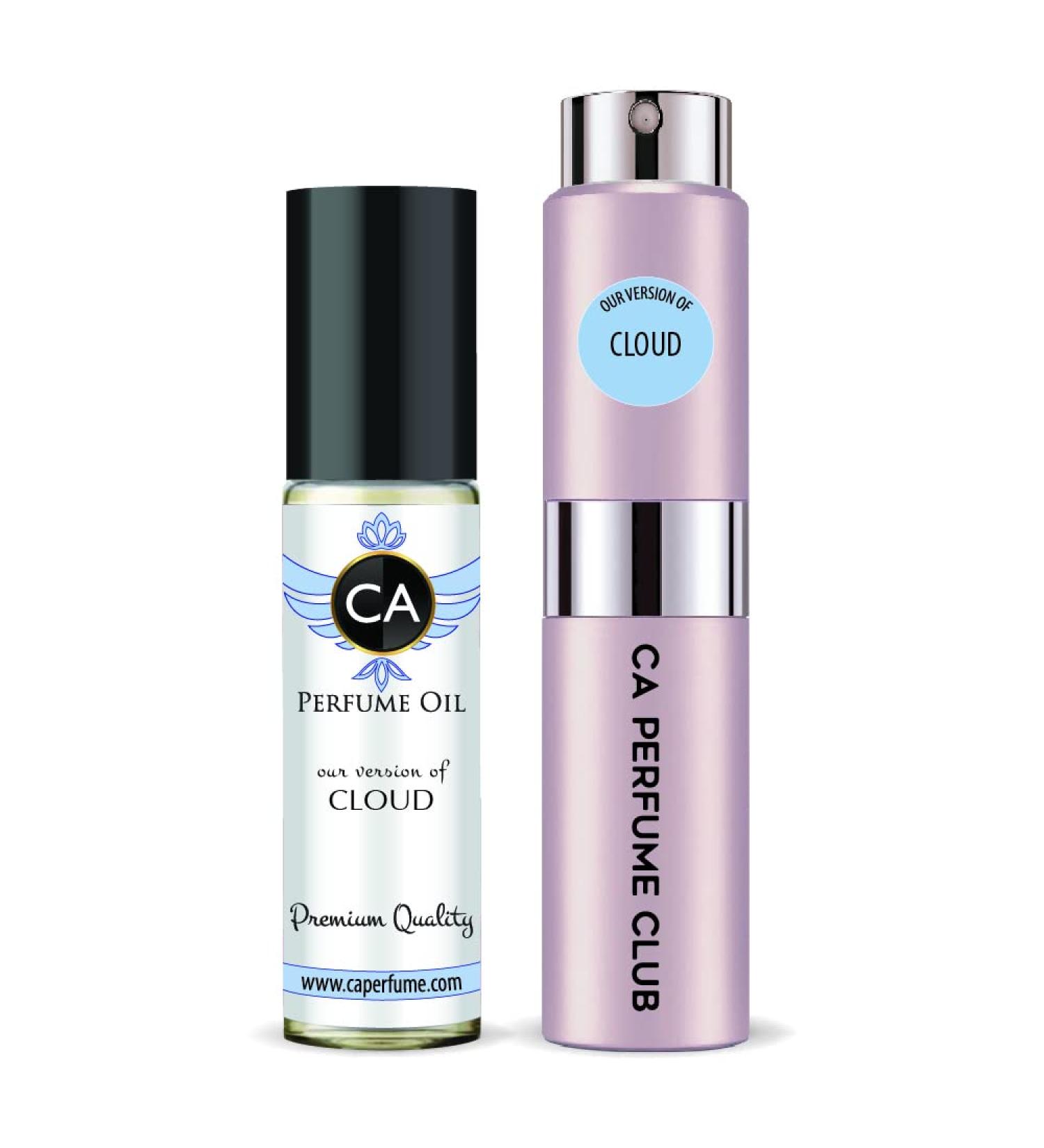CA Perfume Duo Impression of Cloud For Women Eau de Parfum Refillable Atomizer Sprayer + Fragrance Body Oil Long Lasting Sample Travel Size Roll-On Bottle 0.27 Fl Oz+0.33 Fl Oz - Buy Online on GoSupps.com