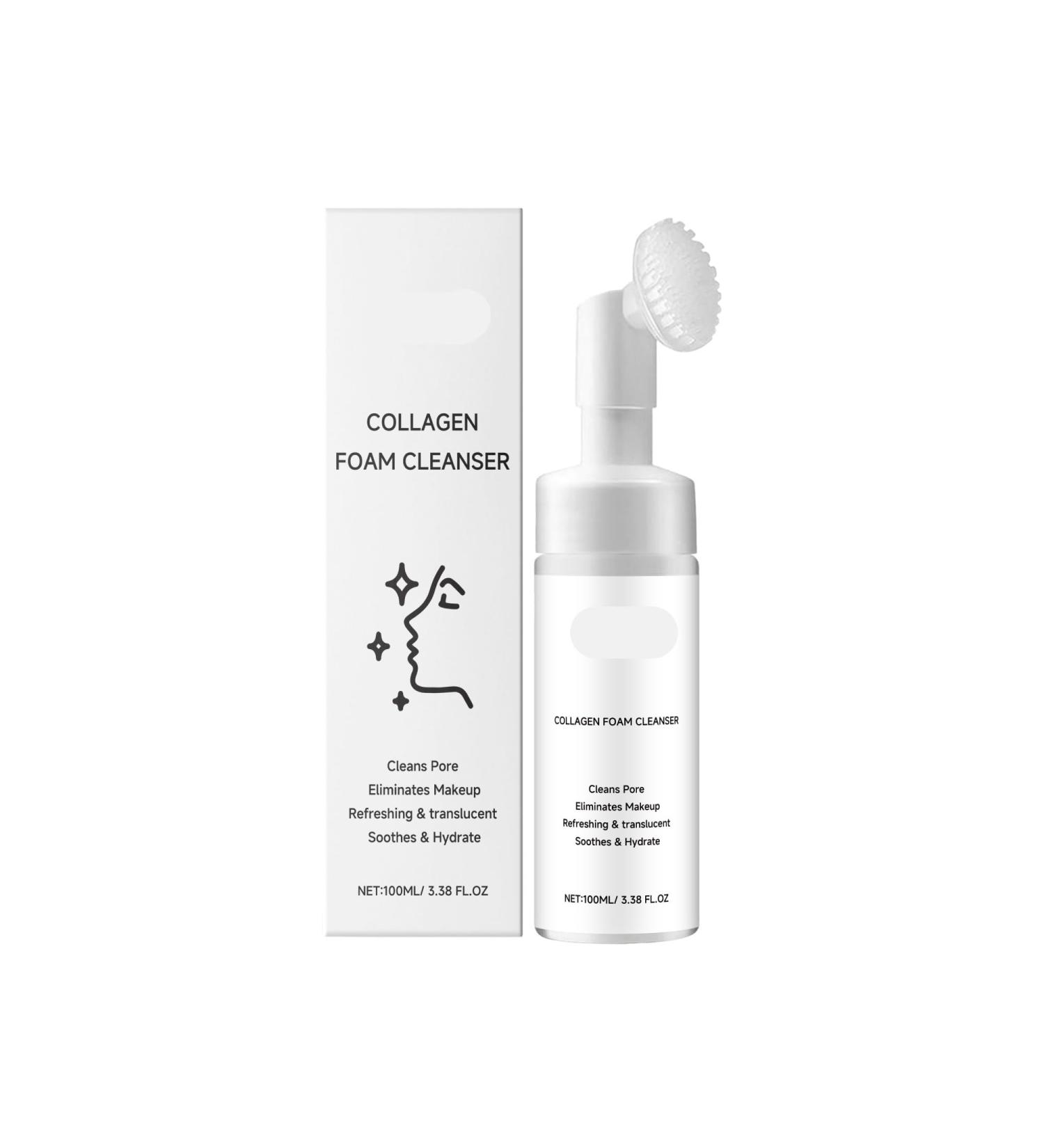 Gentle Moisturizing Cleansing Foam For Face - Deep Pore Cleaning Oil Control & Hydration Soft Foam Facial Wash For All Skin Types(1PCS) - Buy Online on GoSupps.com