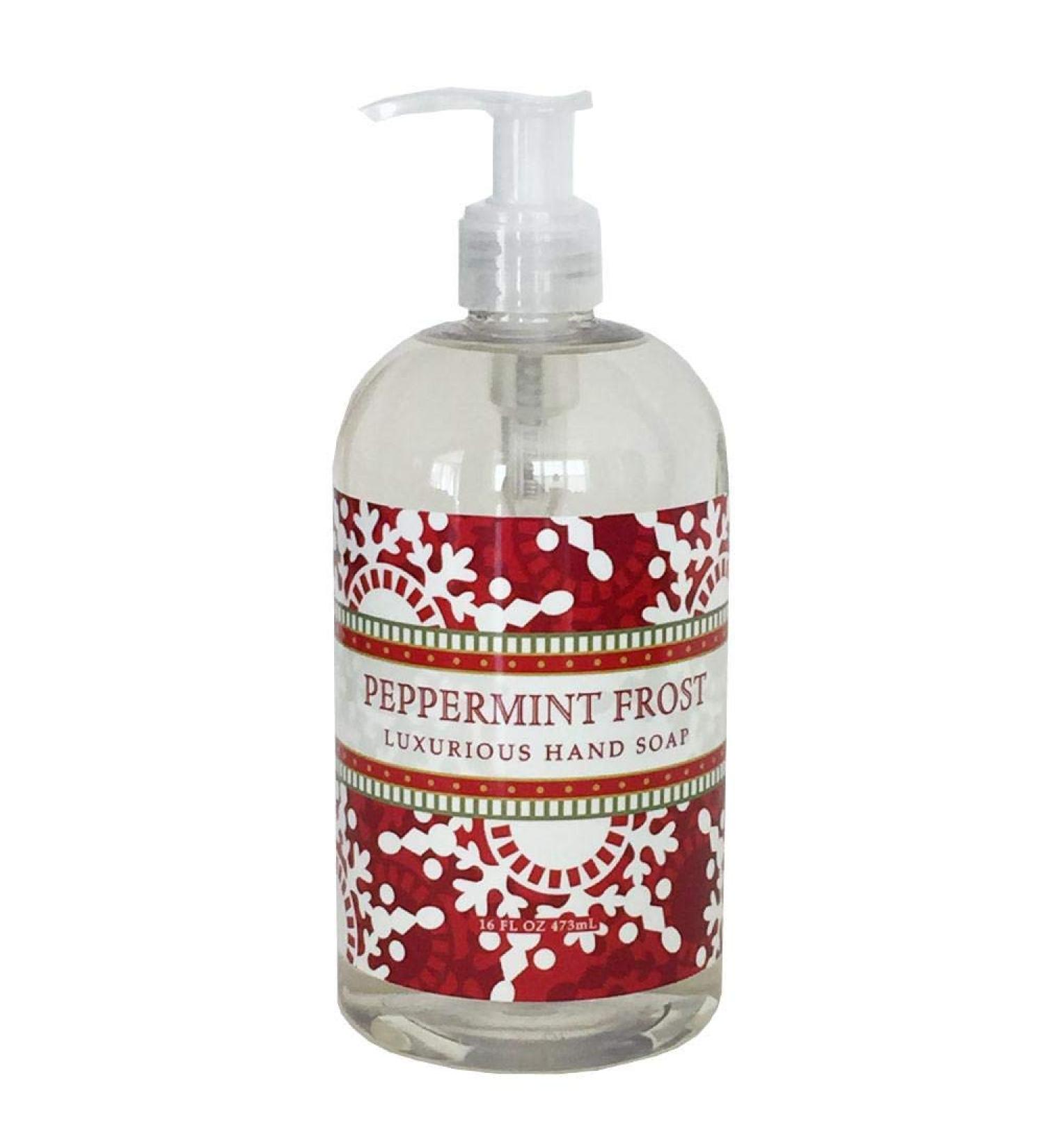 Greenwich Bay Trading Company Holiday Collection: Peppermint Frost 16oz Hand Soap