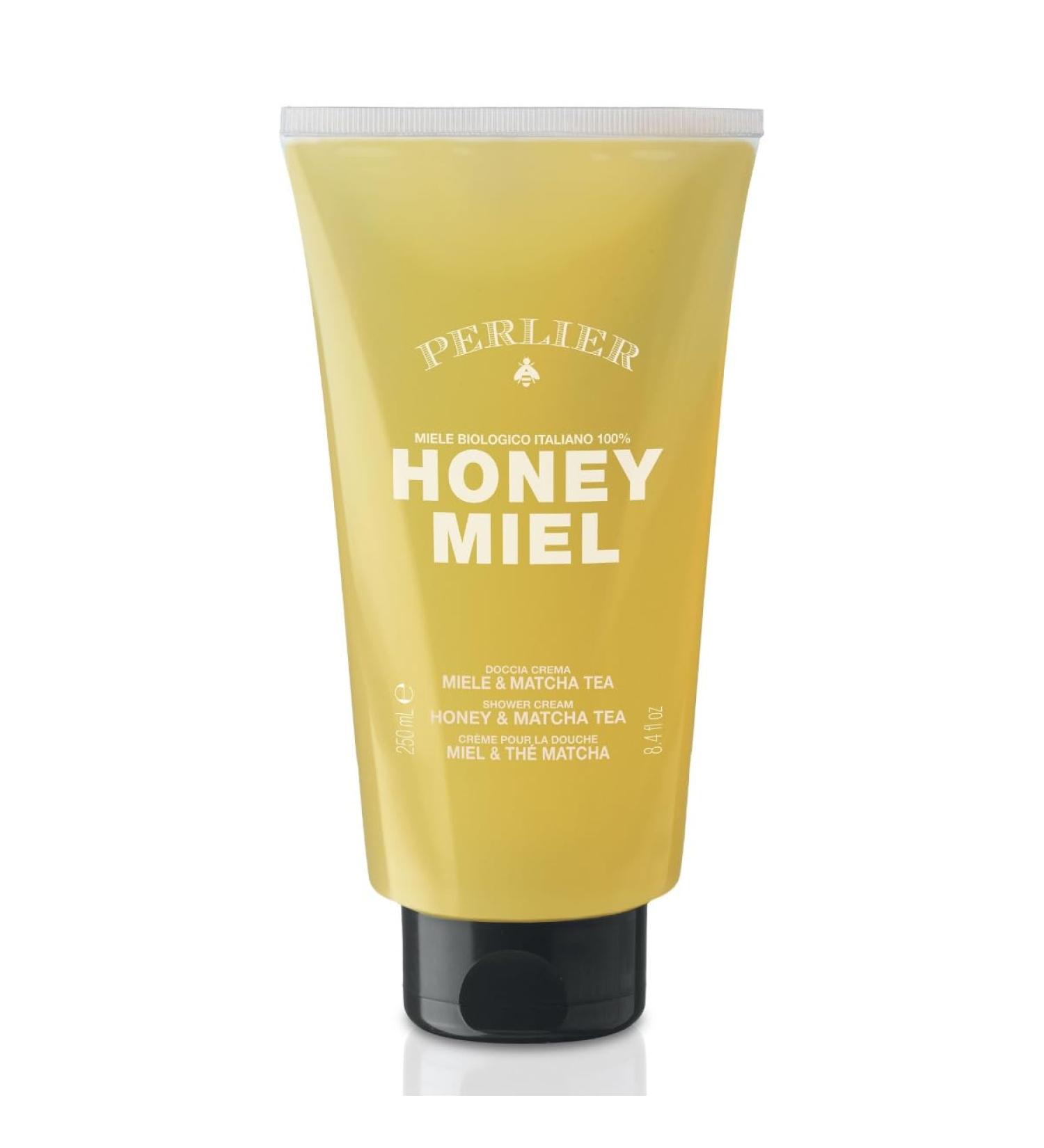 Perlier Perlier Honey Shower Cream with Honey and Matcha Tea 250 ml