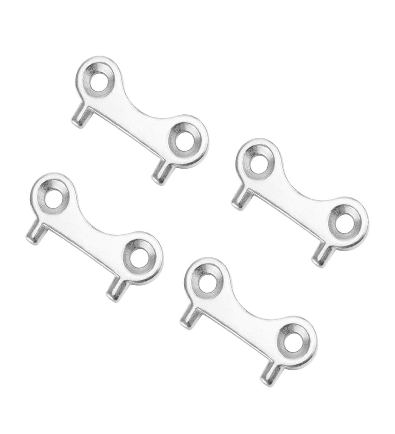 Douzime Boat Gas Cap Key Stainless Steel Deck Plate Replacement Spare Keys for Boat Marine Yacht Water Fuel Tank Fill Filler Tool 4 Pack