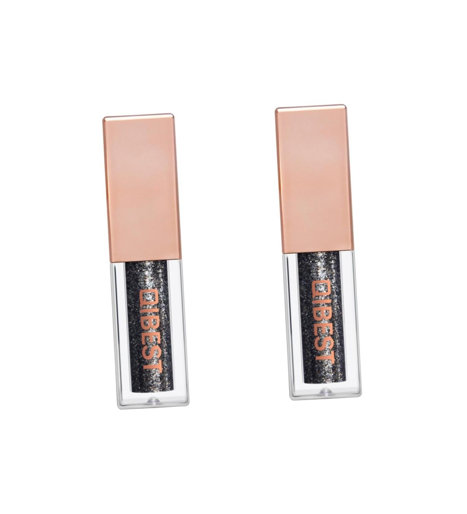 WOONEKY 2 Pcs Eye Makeup Glittery Liquid Eyeshadow Glitter Eye Shadow Liquid Matte Eyeshadow Liquid Eyeliner - Buy Online on GoSupps.com