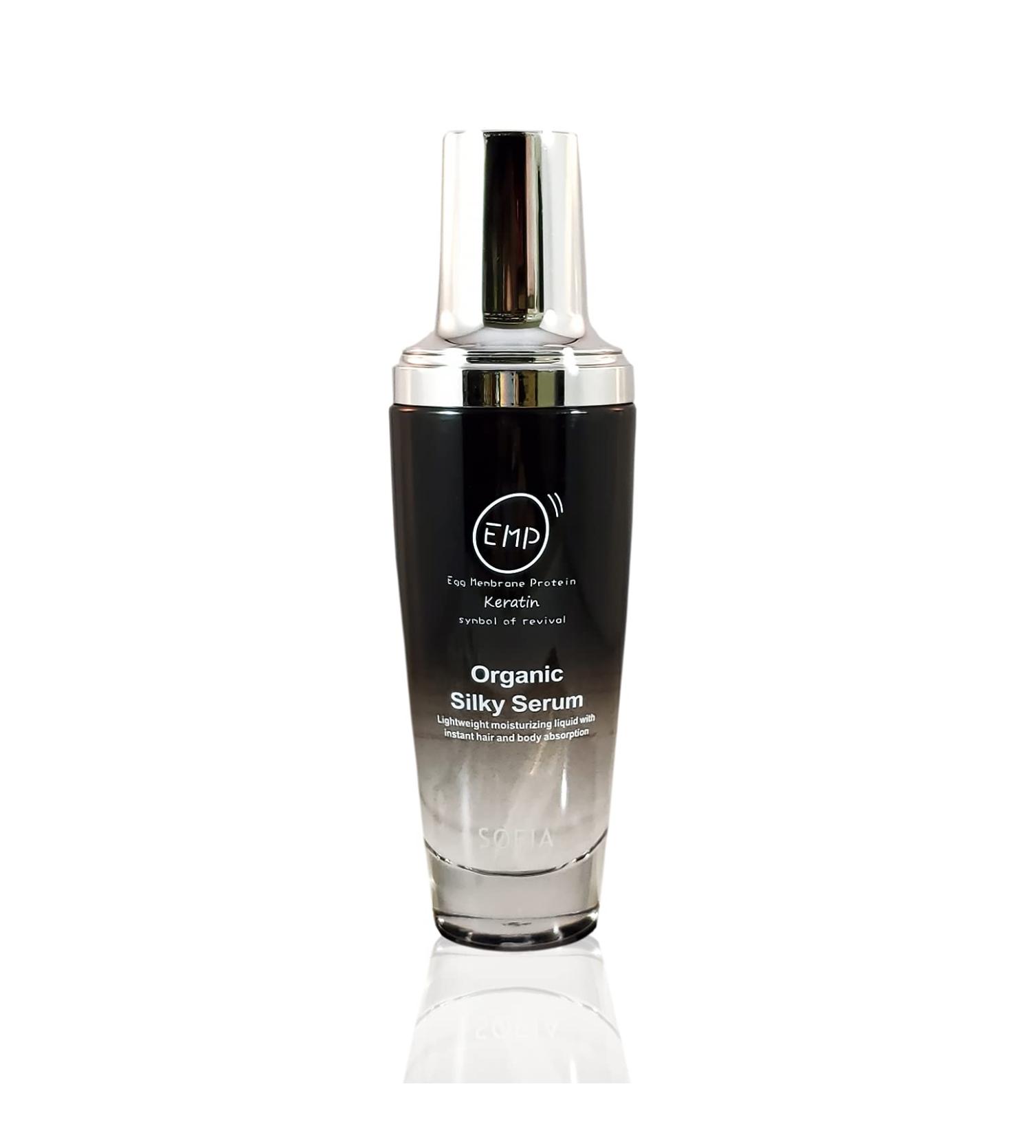 Sofia EMP Organic Silky Serum  for Frizzy  Dry  Unmanageable Hair 50ML size by SOFIA