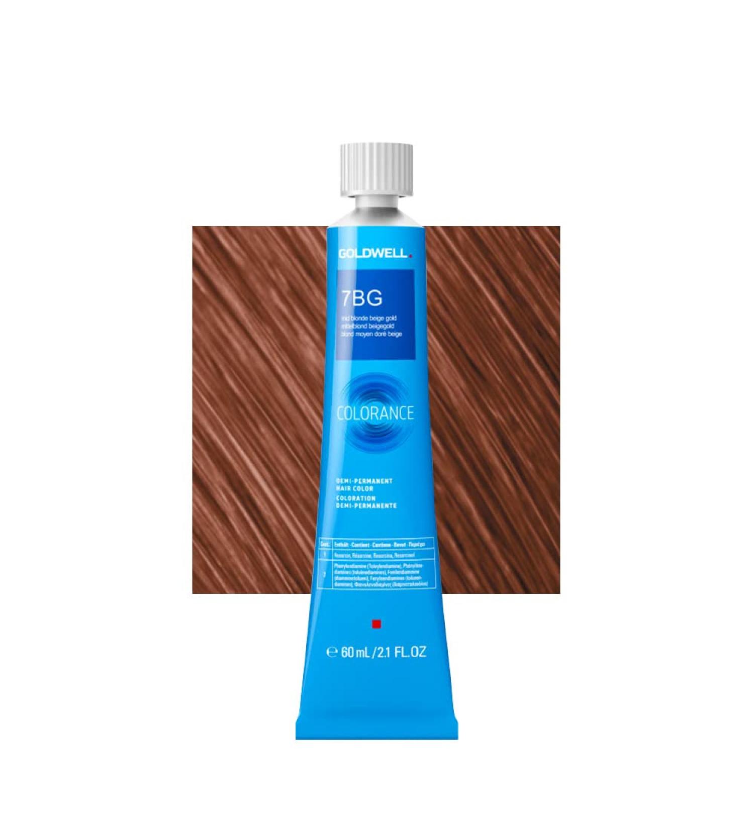 GOLDWELL Colorance 7BG Mid Blonde Beige Gold tb 60ml