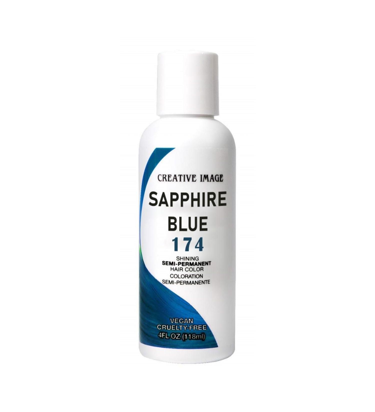 Adore Shining Semi Permanent Hair Colour 118 ml Sapphire Blue (174))