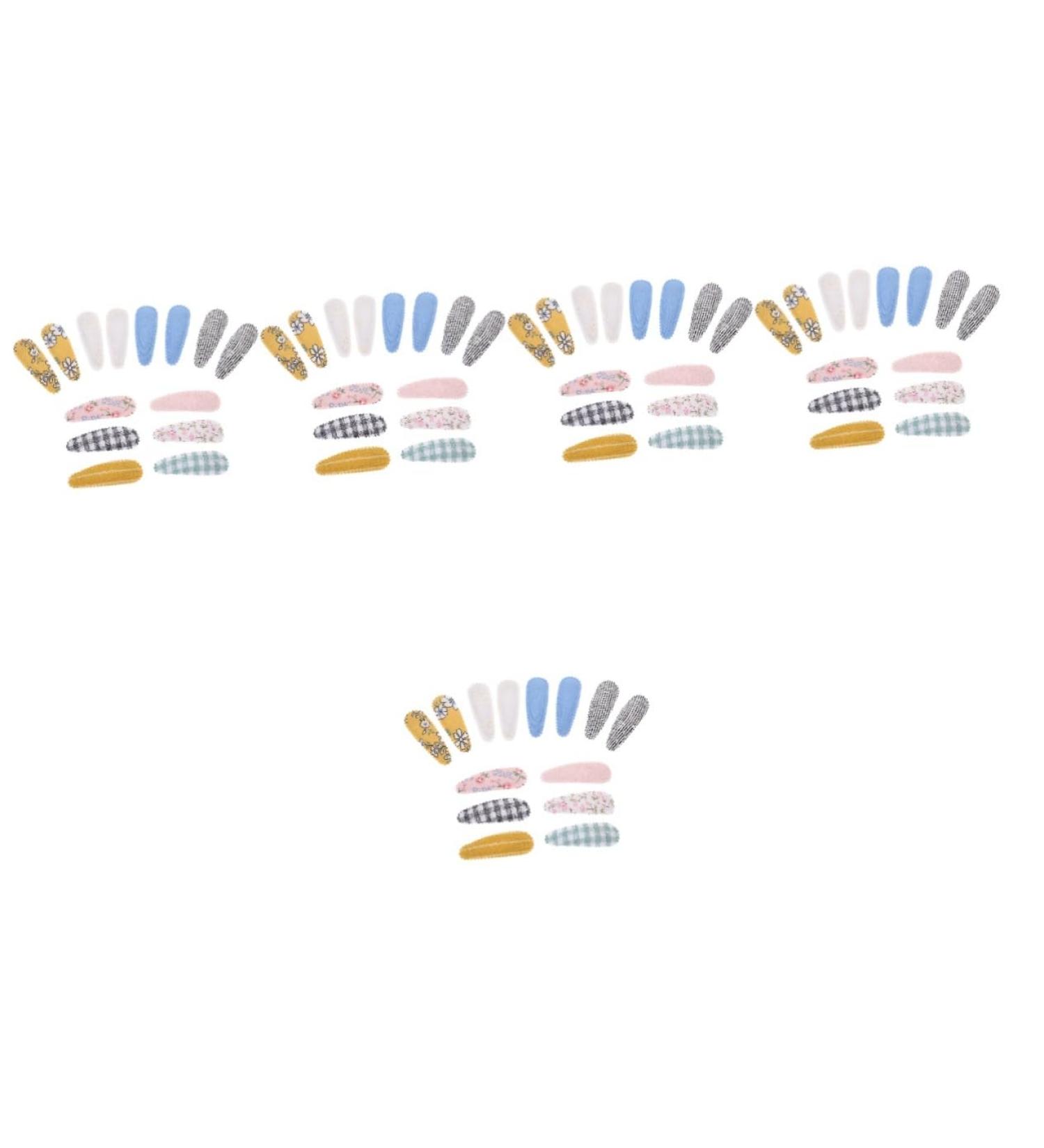 Toyvian 50 Pairs Fabric Bang Side Clip Barrette for Girls Toddler Hair Barrettes Girls Hair Toddler Hair Accessories for Girls Hair Clips for Girls Toddler Hair Clips Bangs Pair Clip Child - Buy Online on GoSupps.com