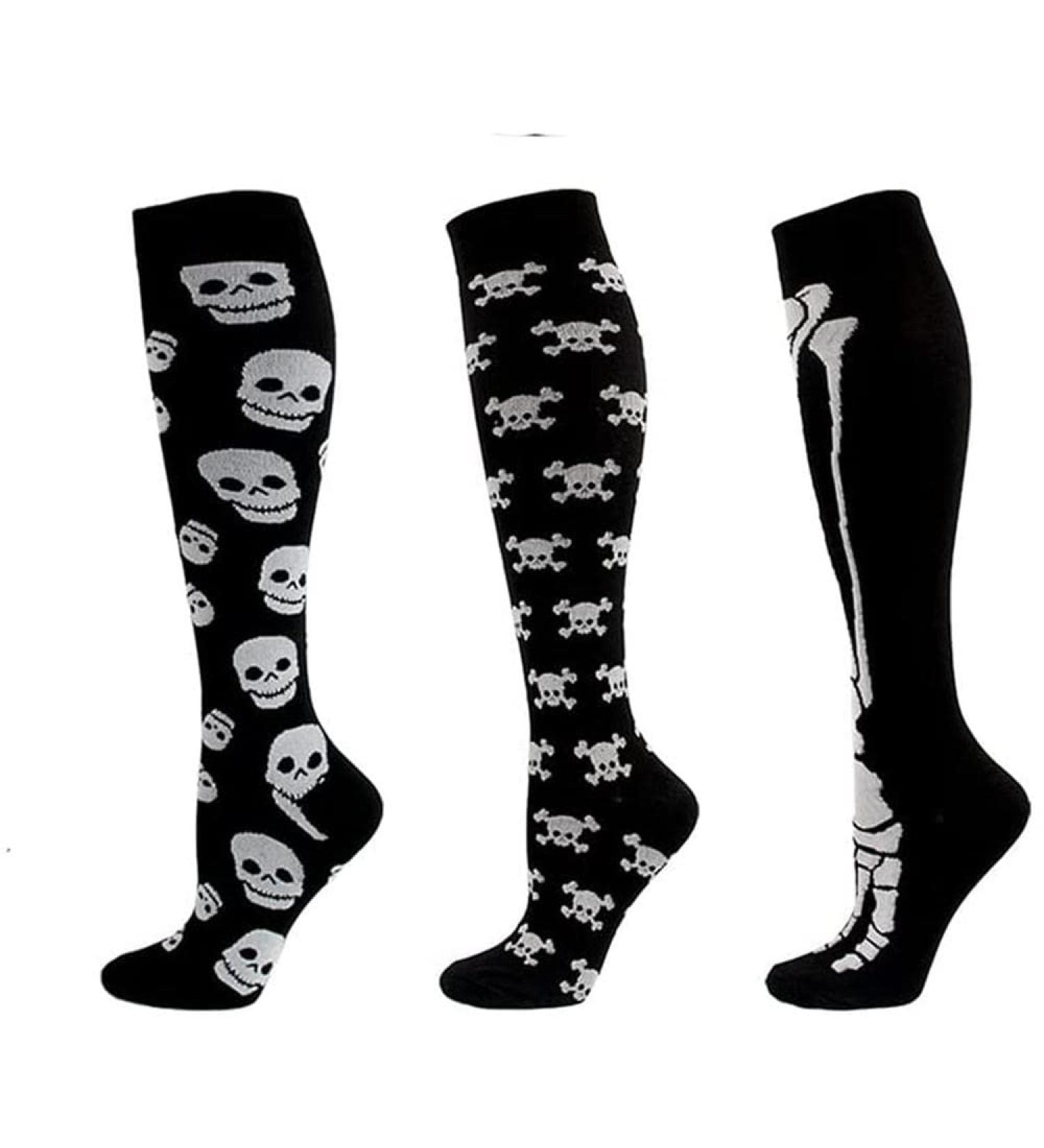 GIVBRO Compression Socks for Men & Women | Knee High Halloween Costume Socks for Party & Dress Up - Buy Online on GoSupps.com