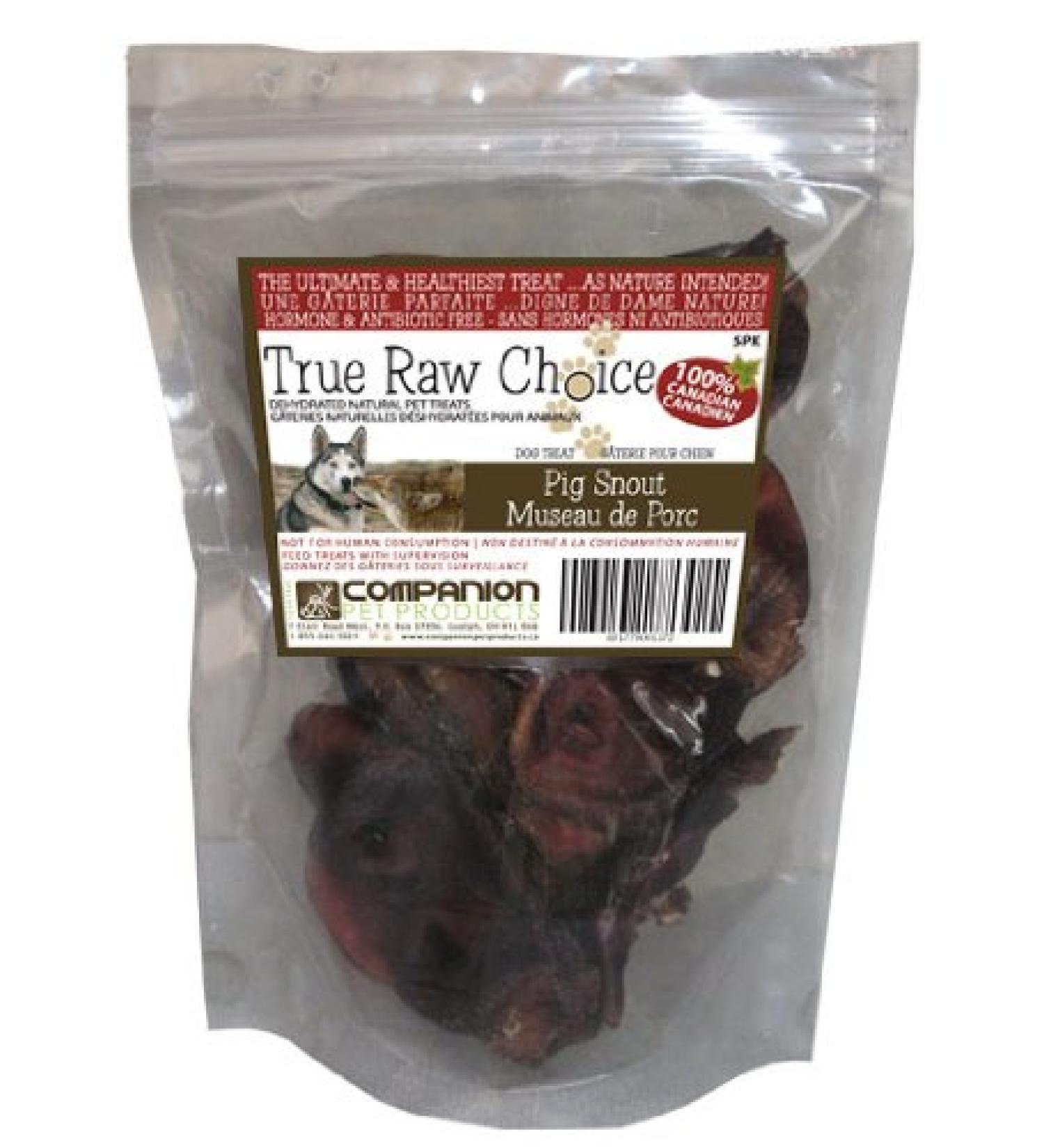 True Raw Choice PET-TCP-81518 10-Pack Pig Snout
