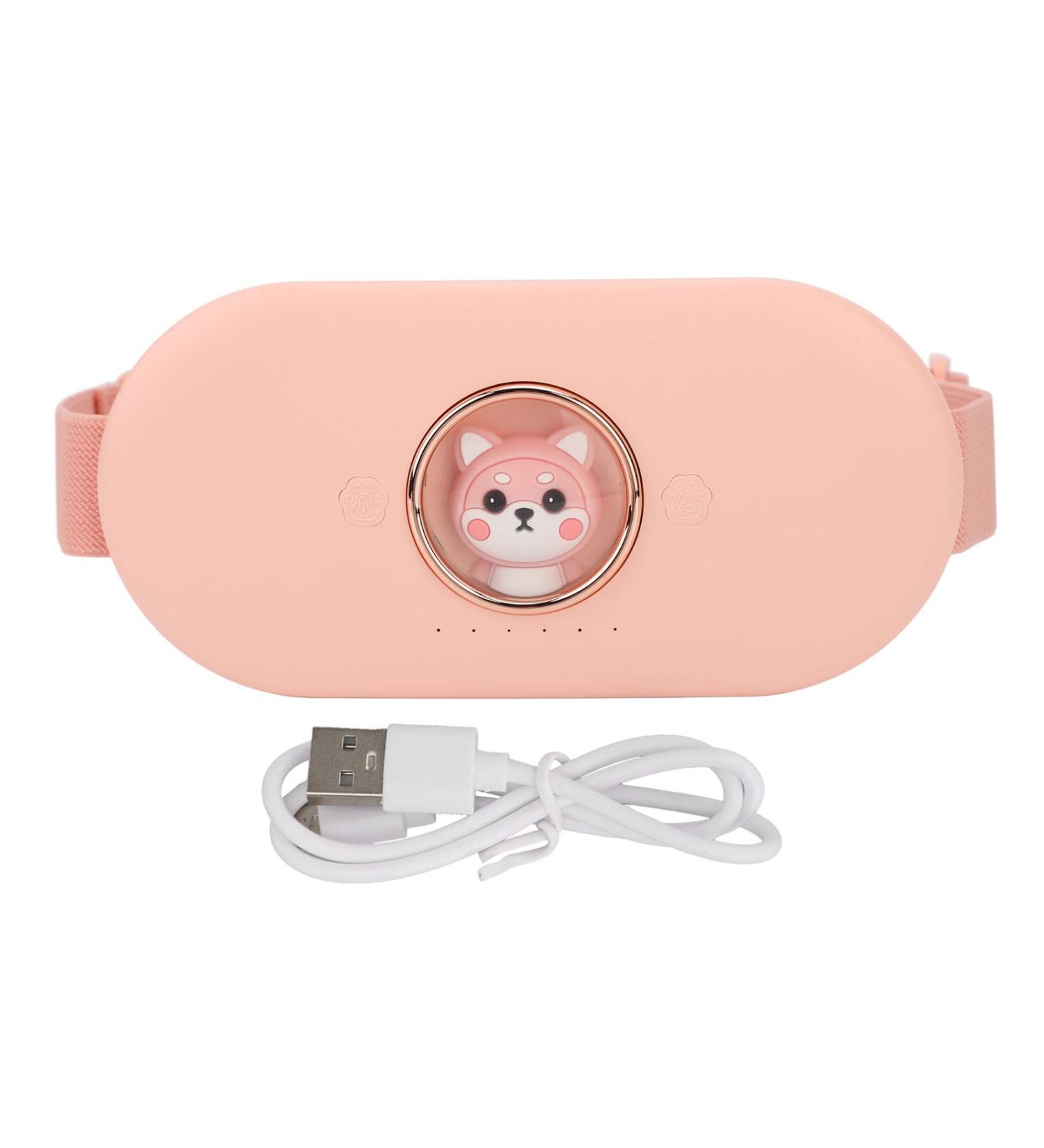 Portable USB Heating Pillow | Wireless Electric Hip Belt | 3 Heat Levels & Massage Modes for Cramps - Ideal for Women & Girls - Buy Online on GoSupps.com