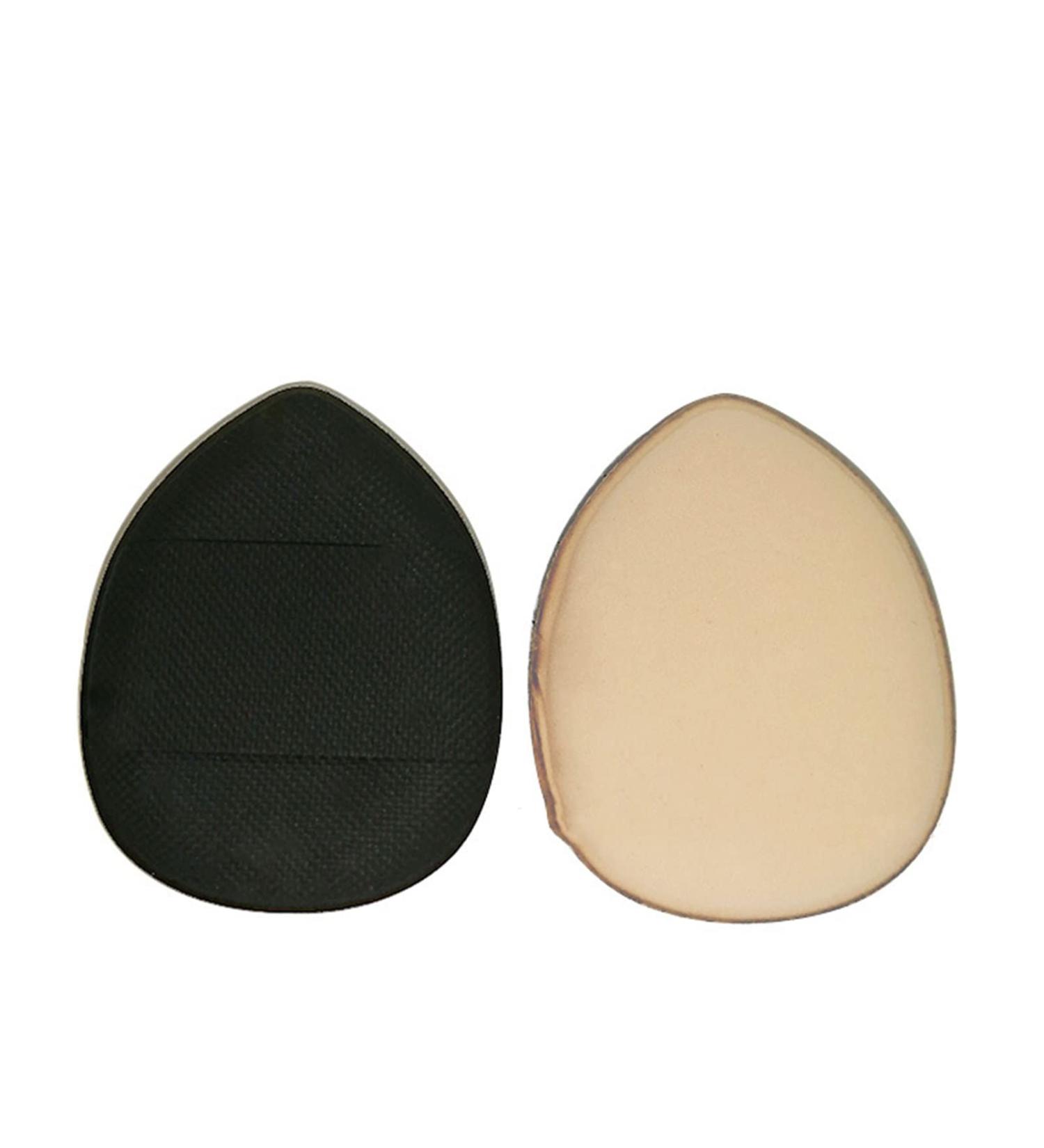 Verdant Touch Finger Puff Mini Finger Powder Puff Makeup Sponge Soft Concealer Blending Sponge for Body Cosmetic Foundation Black