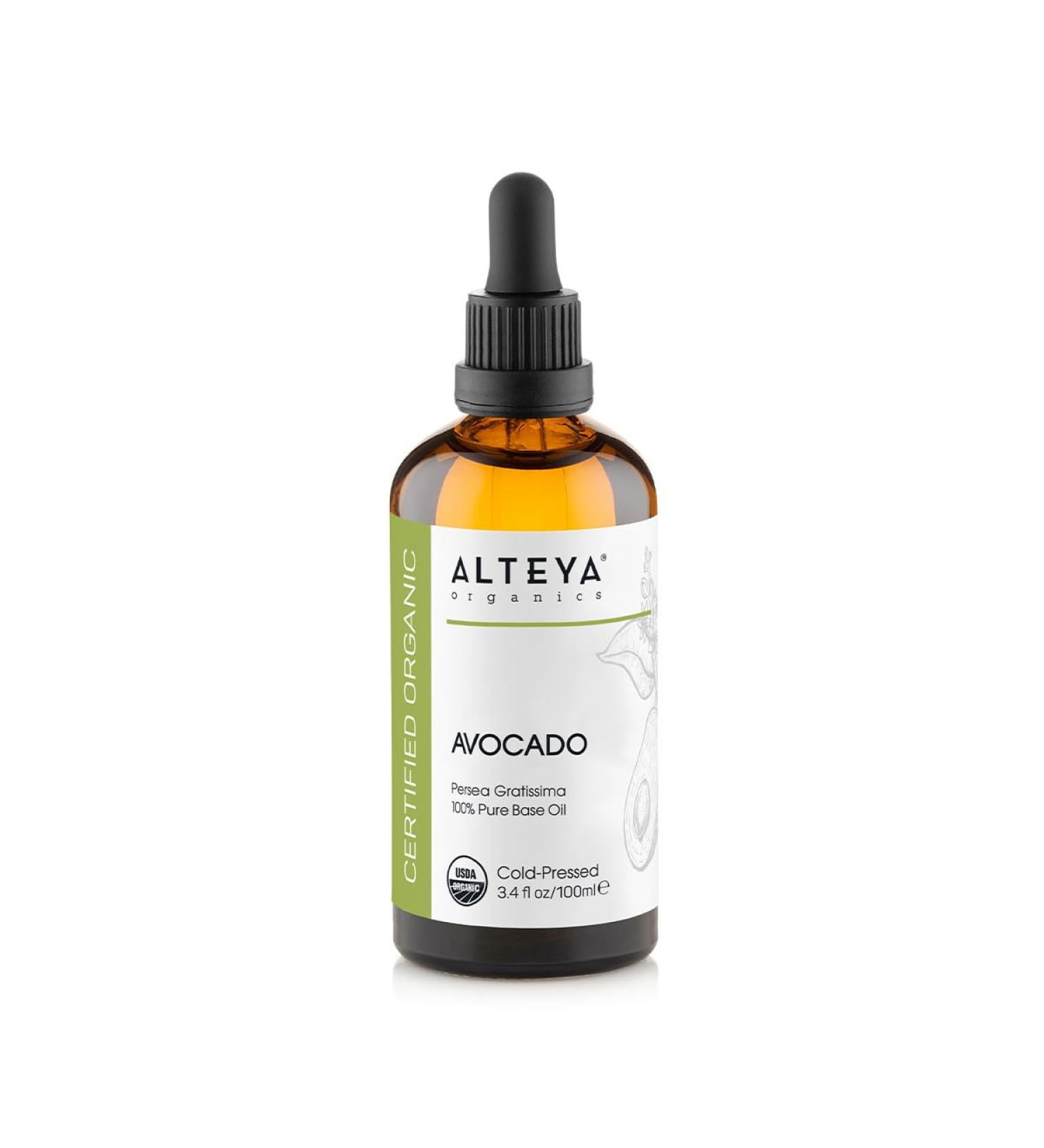 Buy Altenya Bio Avocado Oil 100ml - 100% USDA-Certified Pure Cold-Pressed Carrier Oil for Premium Skin Care - Moisturizing & Nutrient-Rich - Buy Online on GoSupps.com