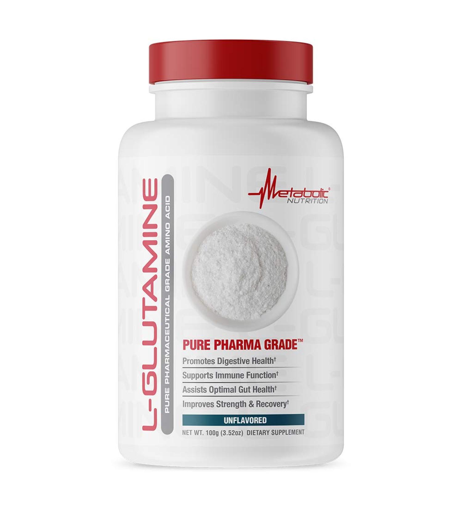 Metabolic Nutrition Glutamine 100 Grams Powder 3.53 Ounce (Pack of 1)