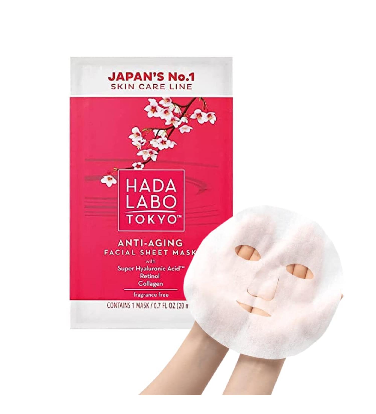 Hada Labo Tokyo Red Anti-Ageing Sheet Mask in Sachet - Buy Online on GoSupps.com