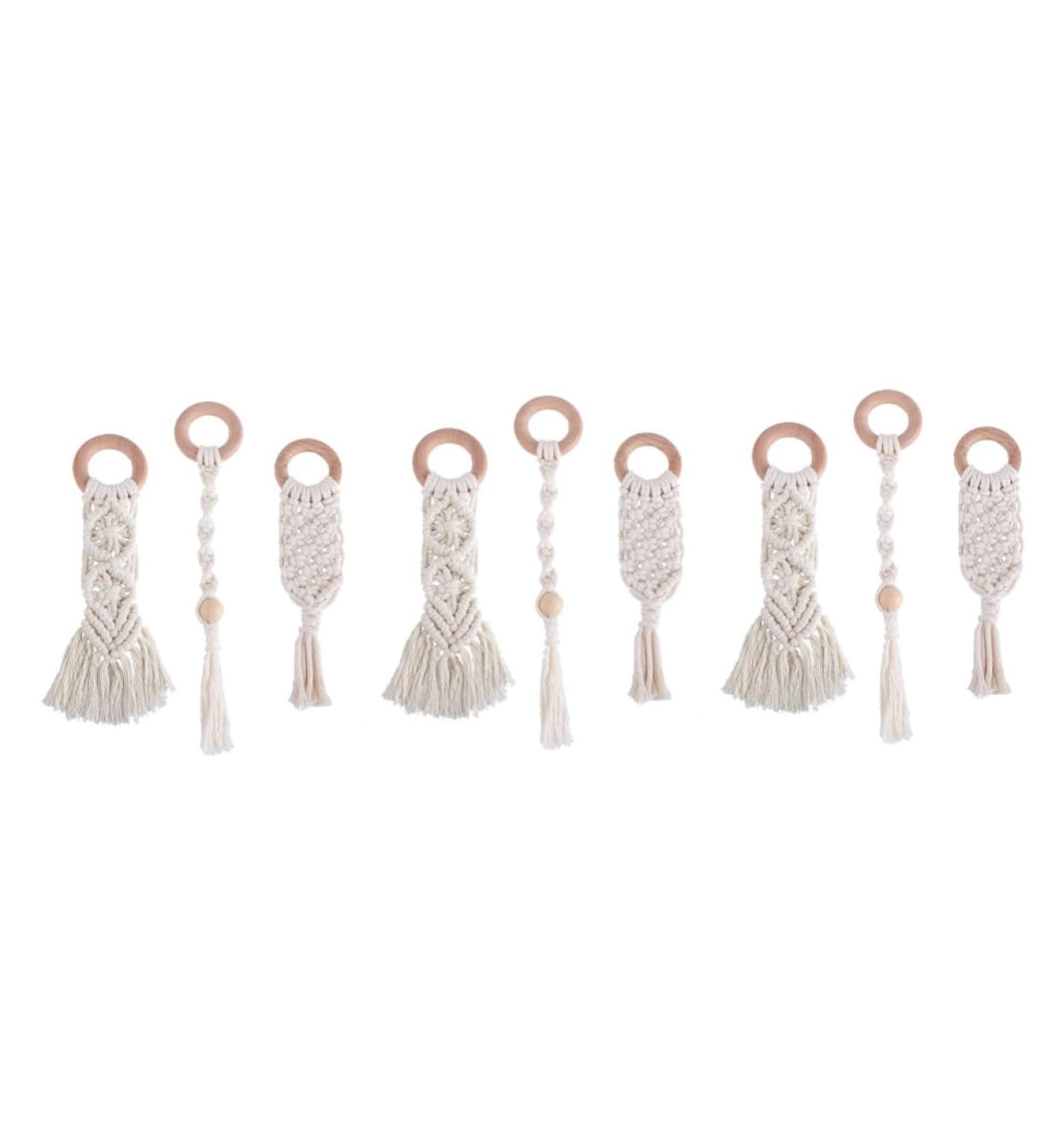 Toyandona 9-Piece Bite Stick Set | Natural Dental Care for Children | Sustainable Wooden Molar Stick & Tooth Hygiene Toys - Buy Online on GoSupps.com