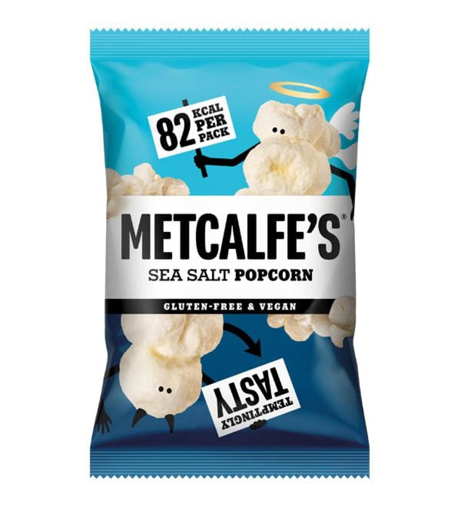 METCALFE'S SKINNY POPCORN 24X20G (SEA SALT) Sea-Salt