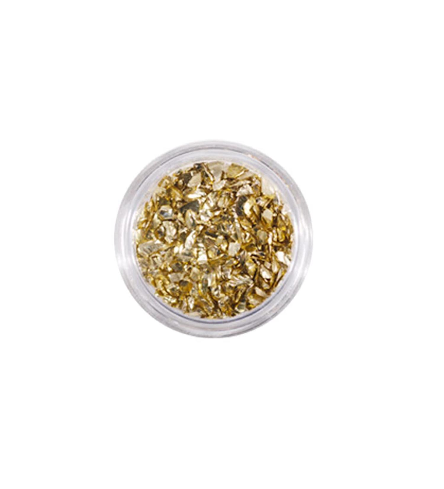 dijiusidy Nail Art Crushed Glass Stones Irregular Glitter Crystal Fragment DIY Rhinestone Fillers Mobile Phone Jewelry Making Light Yellow - Buy Online on GoSupps.com
