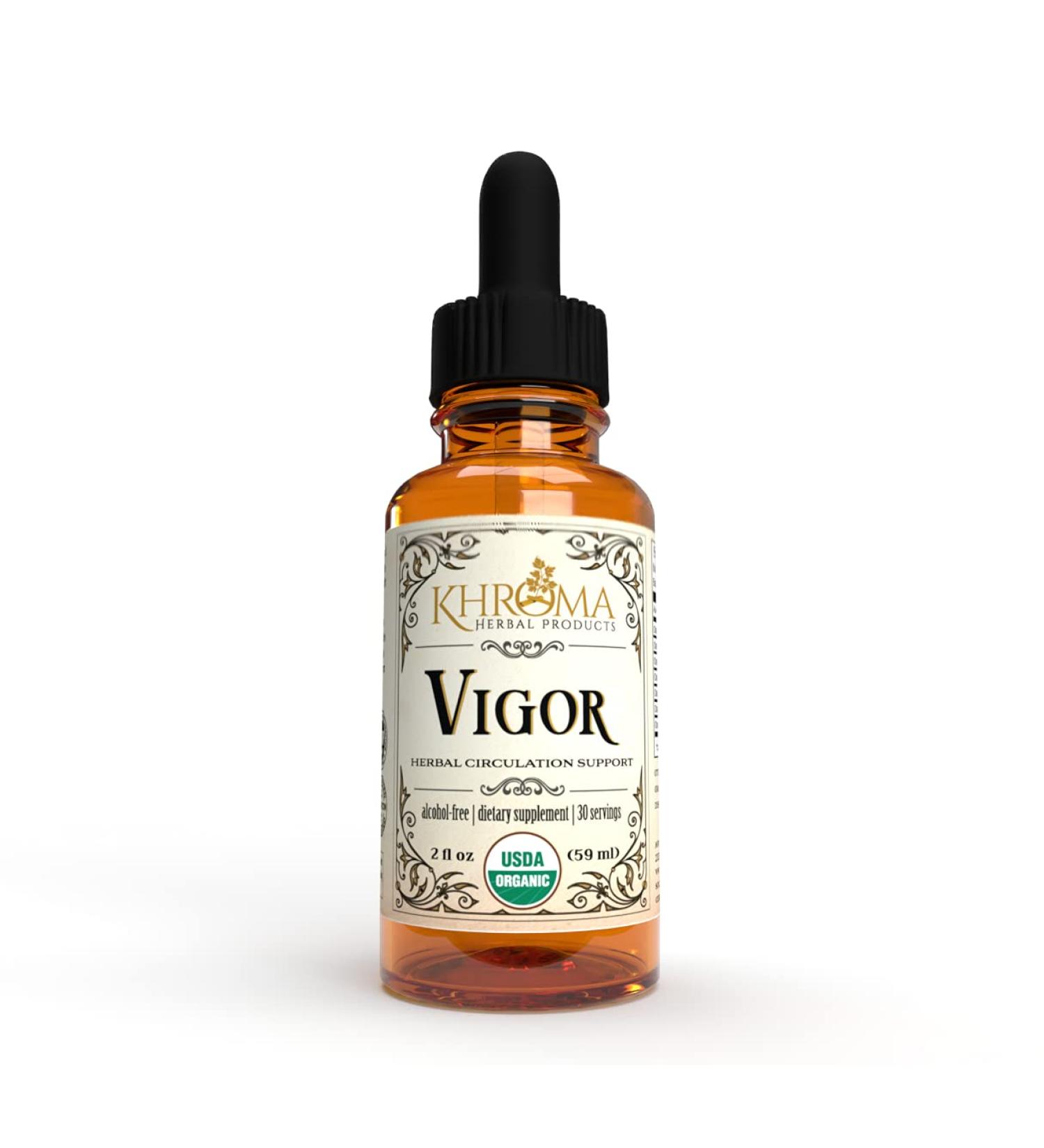 Vigor Organic Circulation Complex - Powerful Circulatory Support - 2 oz Liquid - 30 Servings - Buy Online on GoSupps.com