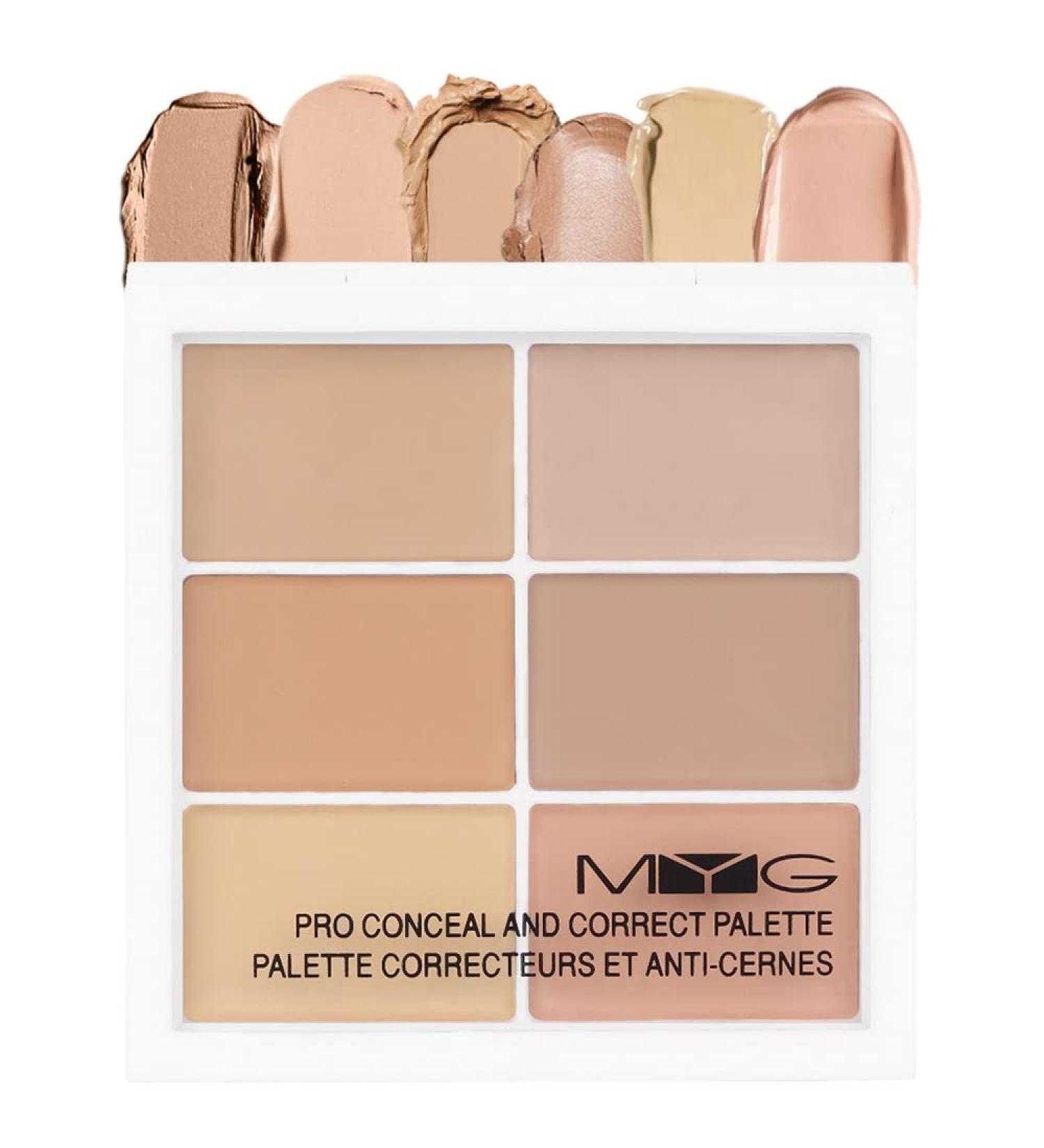 HAOYA 6 Color Correcting Concealer Palette - Cream Contouring Makeup Kit for Dark Circles, Red Marks, and Scars - Light Medium Shade - Buy Online on GoSupps.com