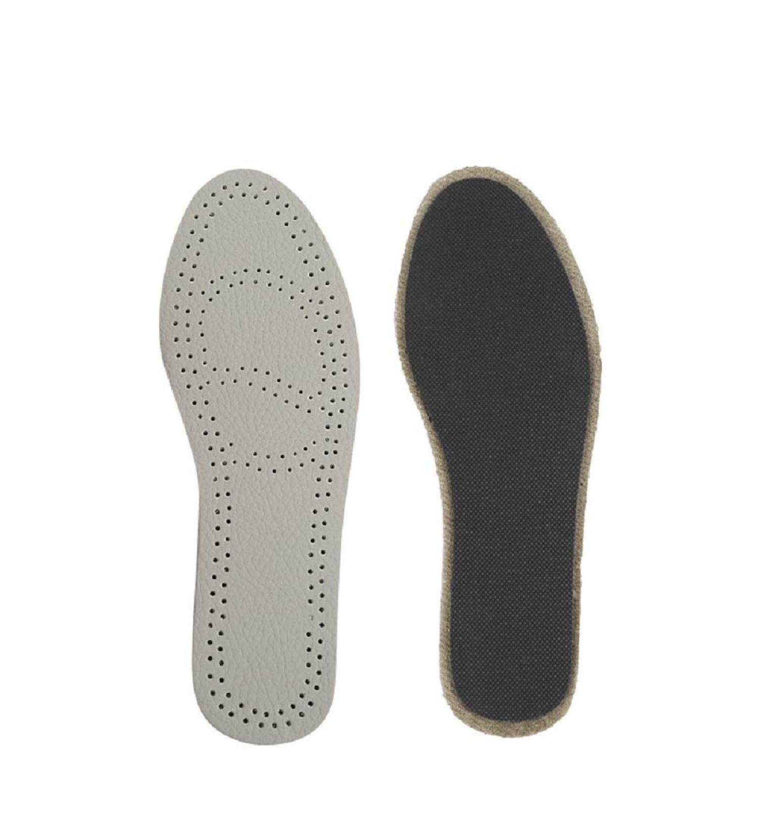 Shop Leather Insoles for Comfort - Breathable Shock Absorber Inserts for Men & Women | 23.5cm US Women Size 4.5-5.5 - Buy Online on GoSupps.com