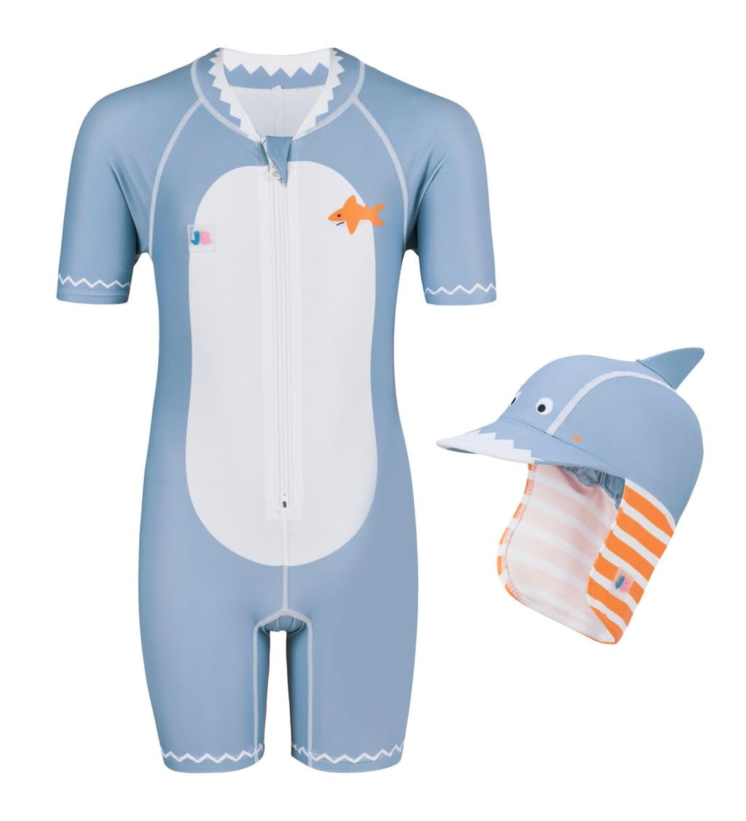 Juicy Bumbles Baby Swimsuit - One Piece Toddler Swimming Costume - Short Sleeve Boys and Girls Swimwear (3-4 Years) - Buy Online on GoSupps.com