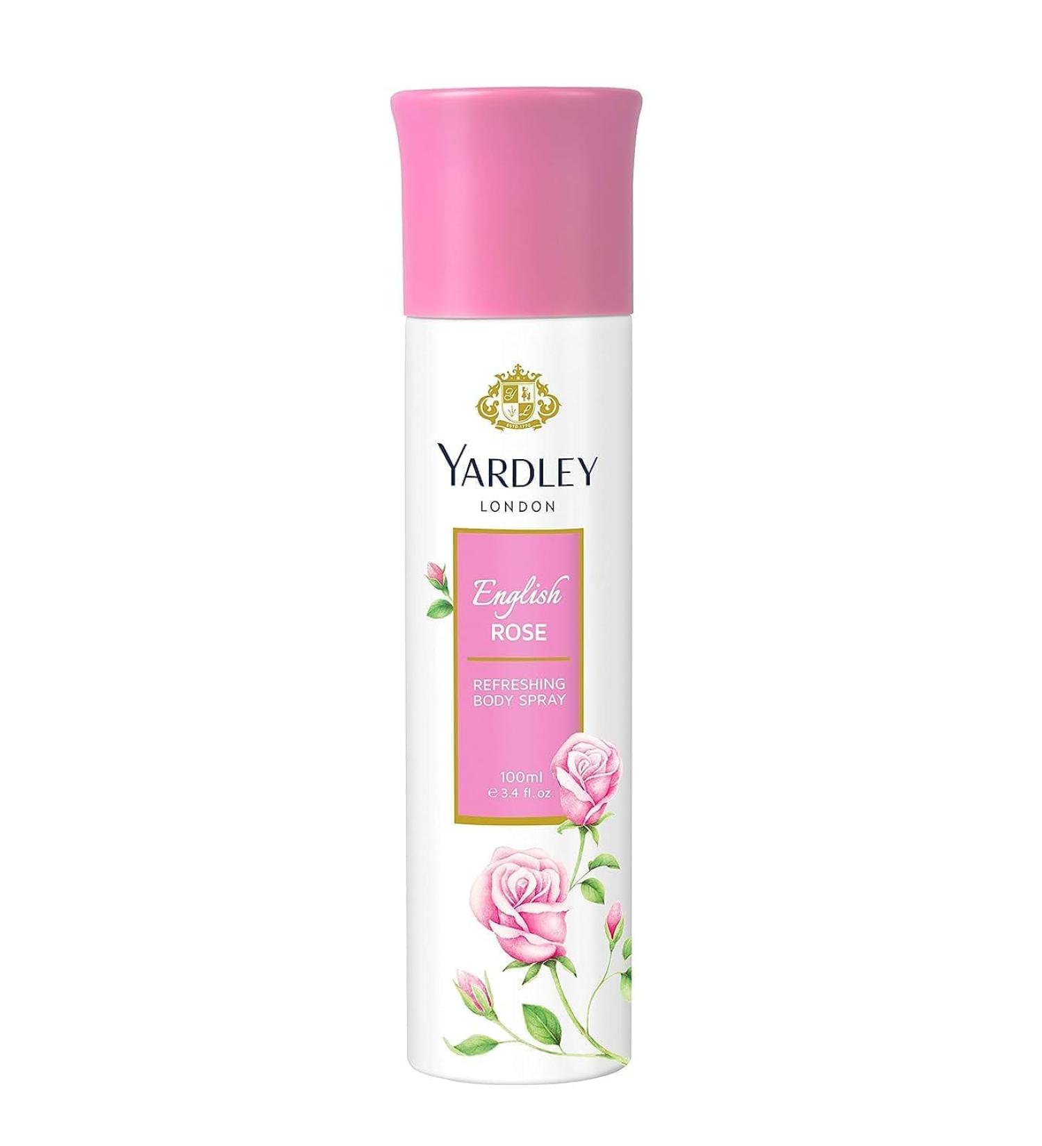 Yardley London English Rose Refreshing Body Spray - Buy Online on GoSupps.com