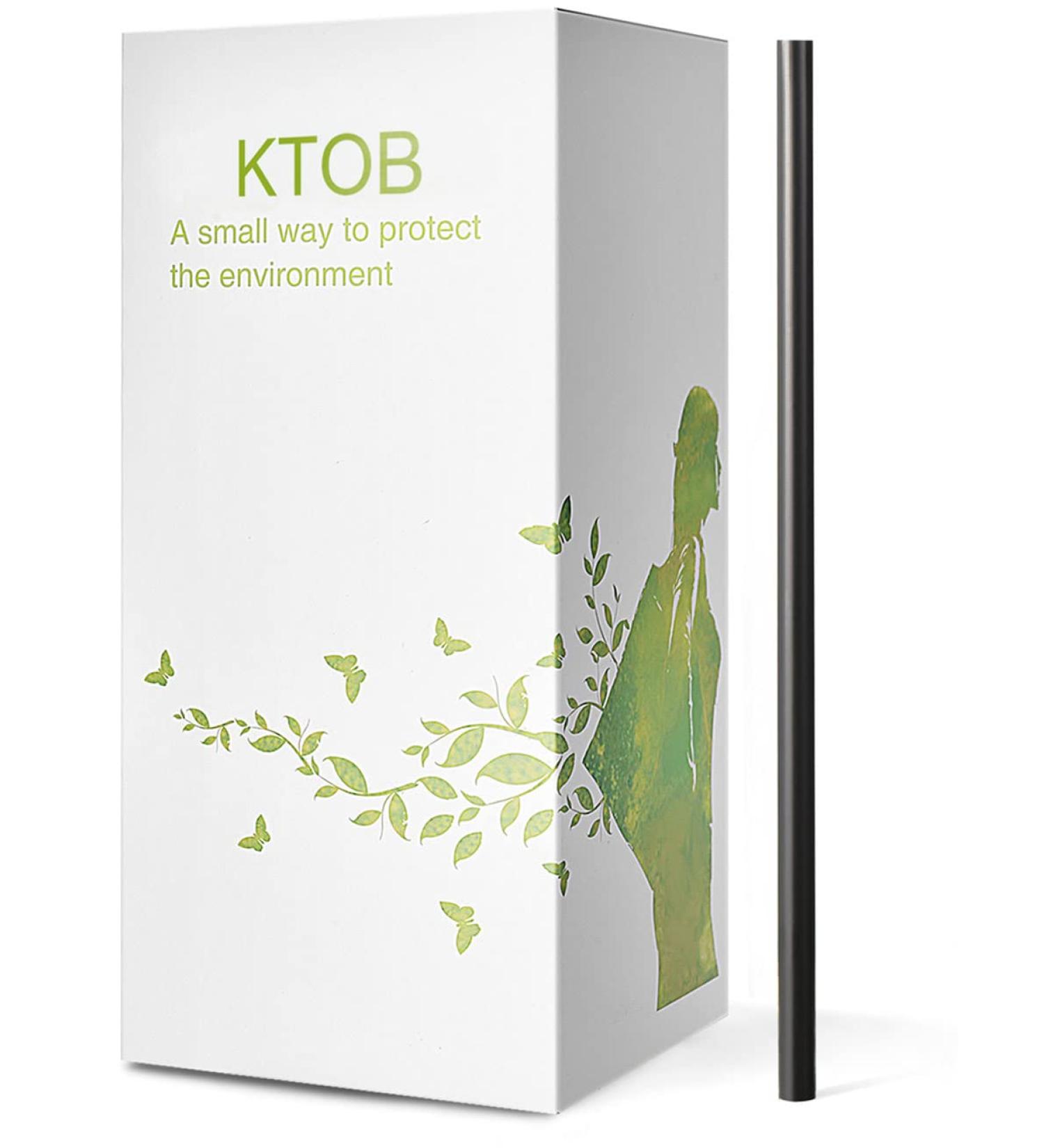 200 Count 100% Compostable Plant-Based PLA Straws-KTOB Biodegradable Black Cocktail Drinking Plasticless Straws-Eco Friendly Plastic Bar Straws Black 200 Count (Pack of 1) - Buy Online on GoSupps.com