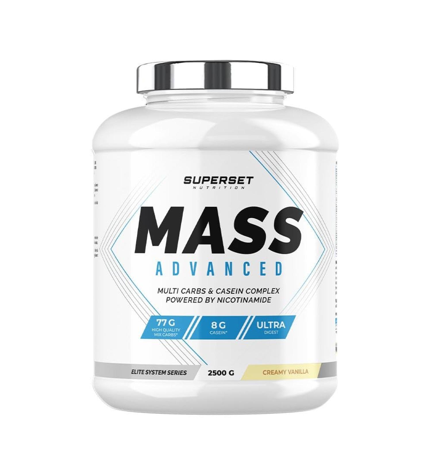 Superset Nutrition | Mass Advanced (2.5kg) | Gainers | Promotes muscle mass gain - Buy Online on GoSupps.com