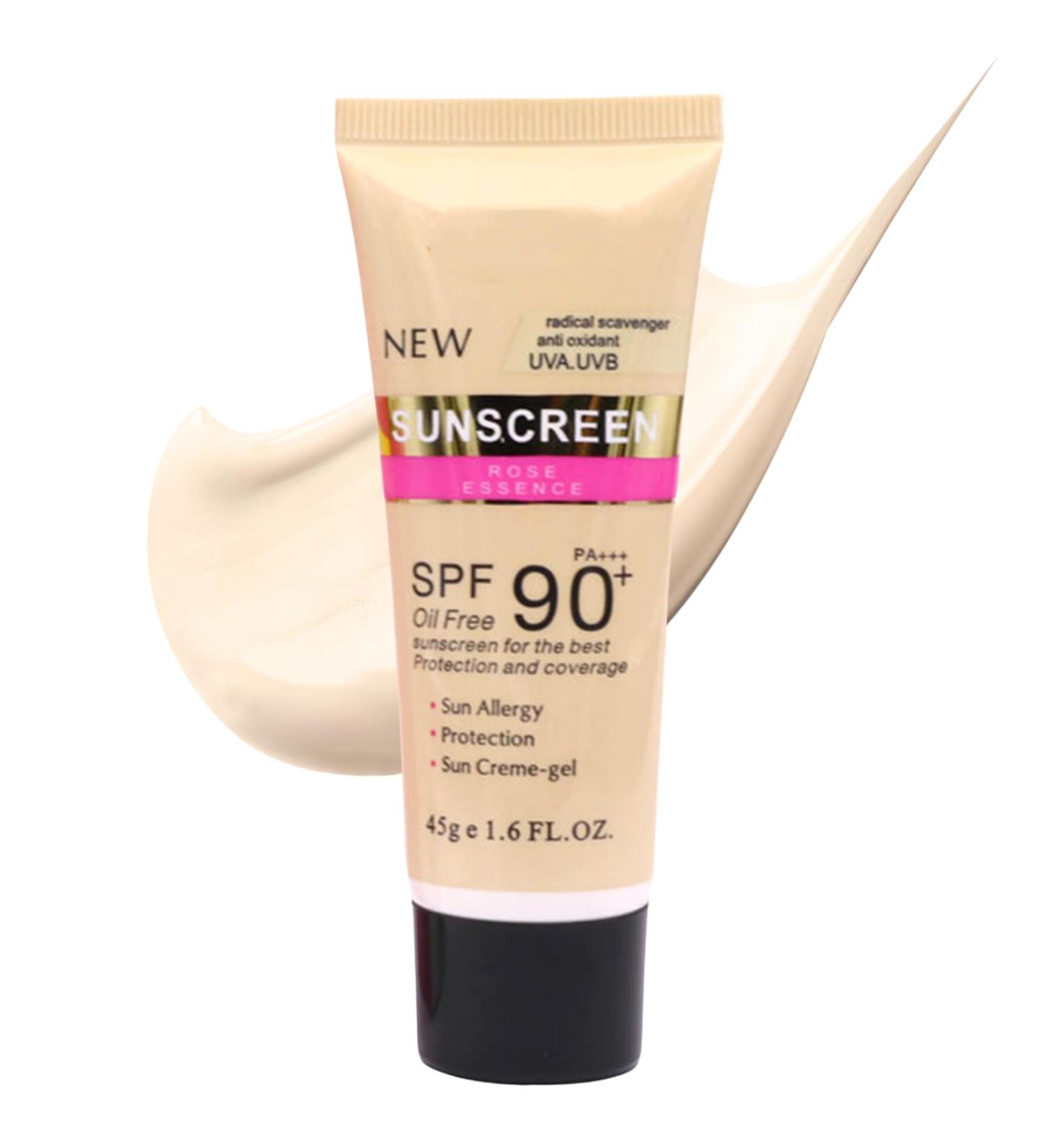 Suncream Factor 90 - Sun Cream SPF 90 - Waterproof Face Sunscreen - Face Sunscreen Against UVA & UVB - Factor 90 Face Cream - Sunscreen Spf 90 Face - Face Sun Cream Spf 90 45g - Buy Online on GoSupps.com