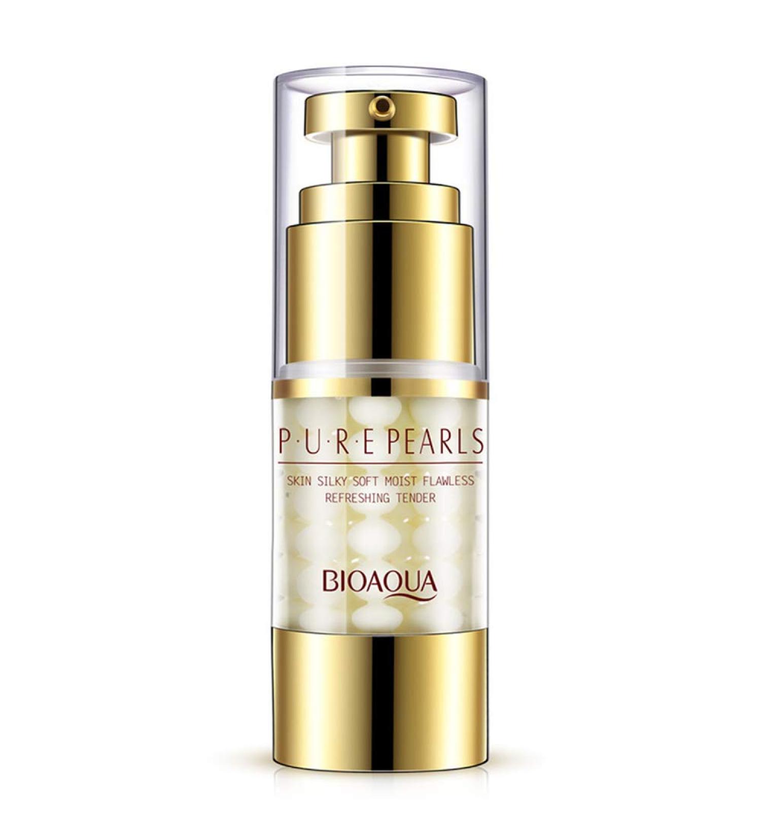 Bioaoua Pure Pearls Eye Cream Essence - Skin Silky & Flawless | Moisturizing & Oil Control - 35g - Buy Online on GoSupps.com