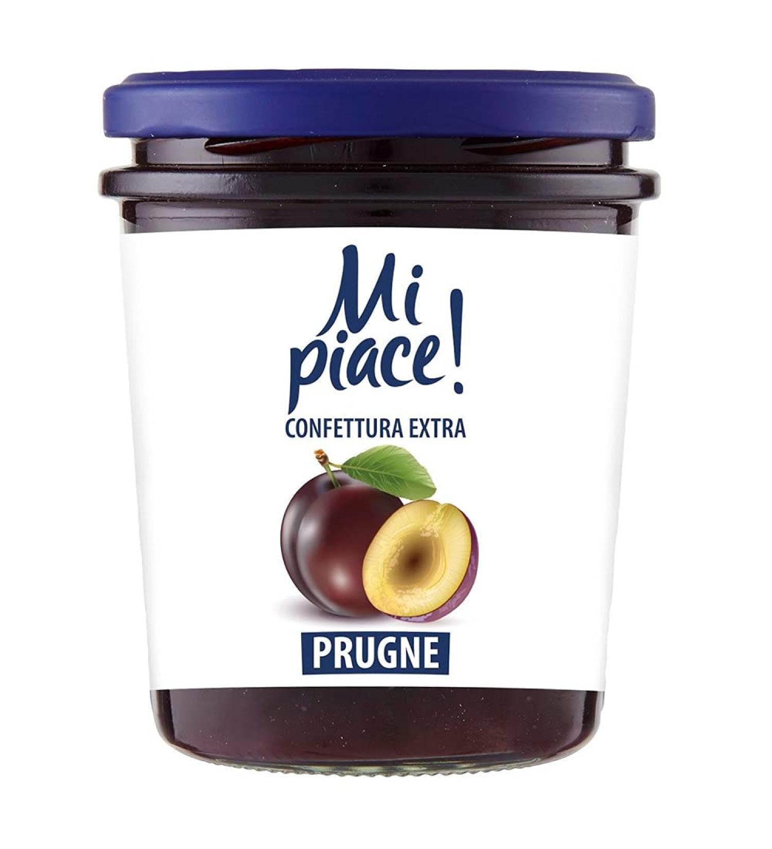 Mi Piace Confettura Extra Marmellata Plum Plum Jam 340g