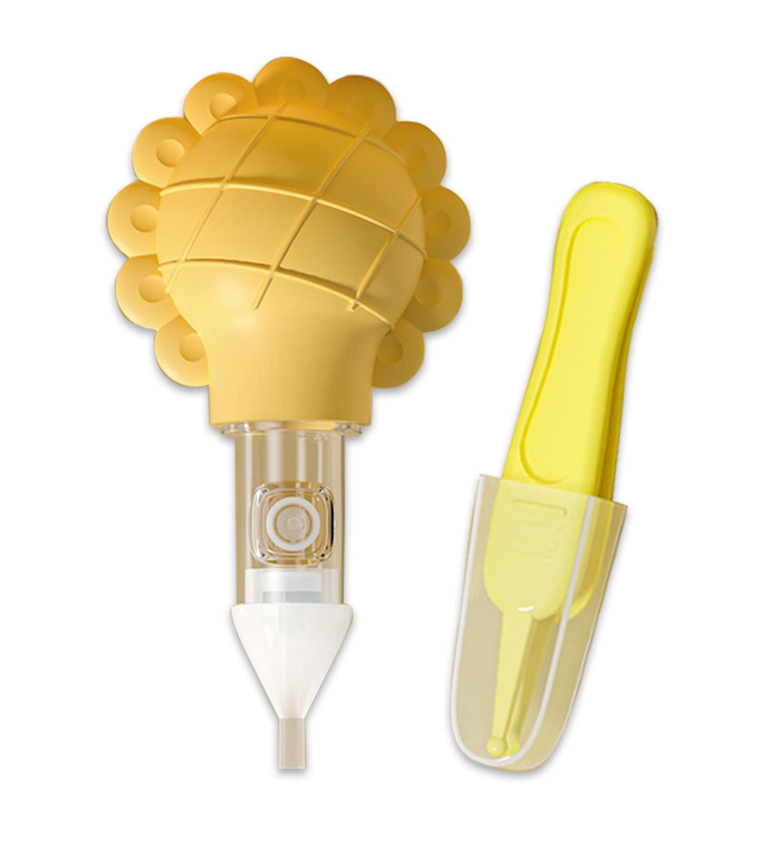 Baby Nasal Aspirator Set with Reflux Prevention Design | Safe Baby Booger Remover and Nose Cleaning Tweezers | Snot Removal Must-Have Items - Buy Online on GoSupps.com